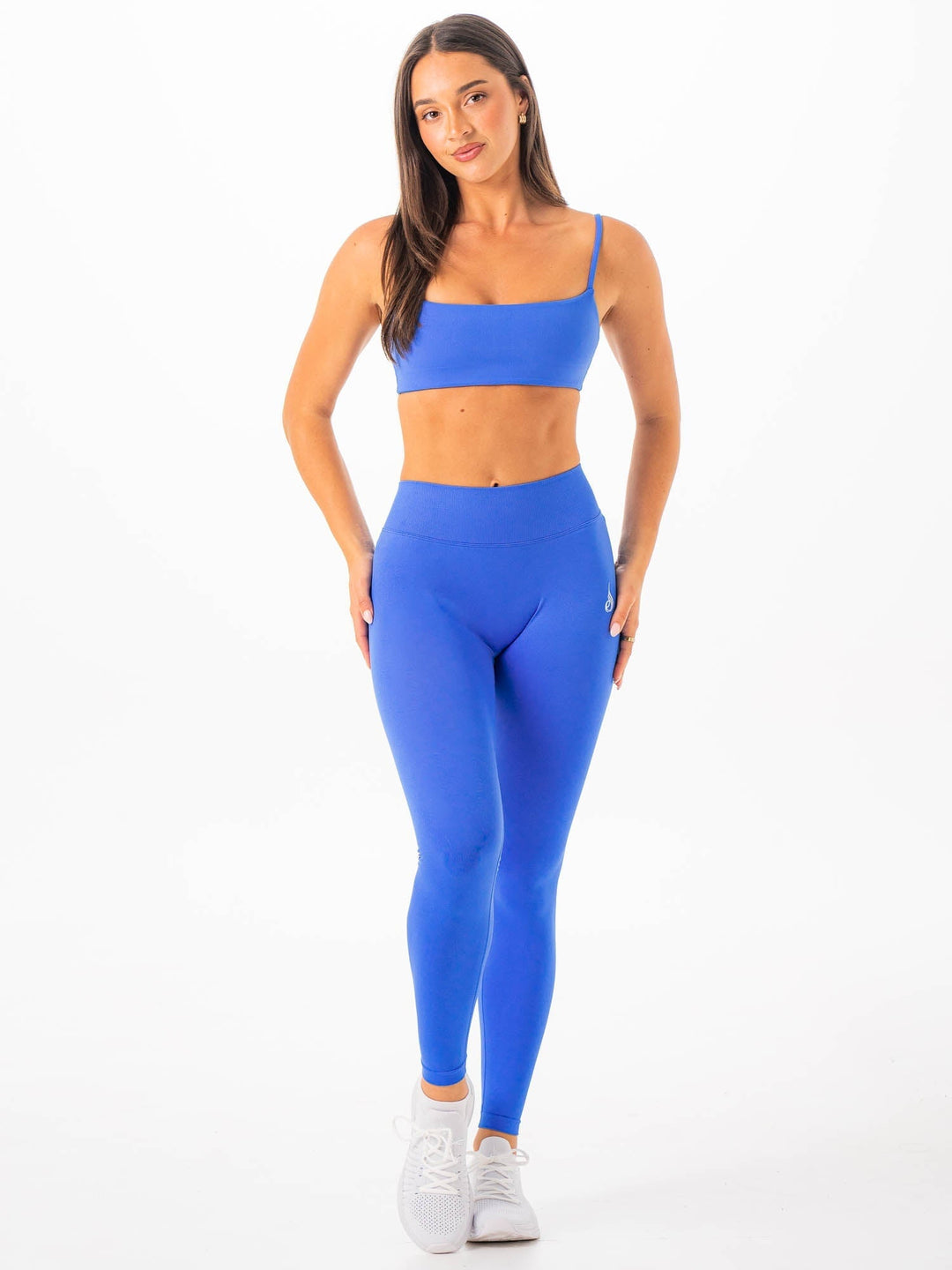Boost Seamless Leggings - Electric Blue Clothing Ryderwear 