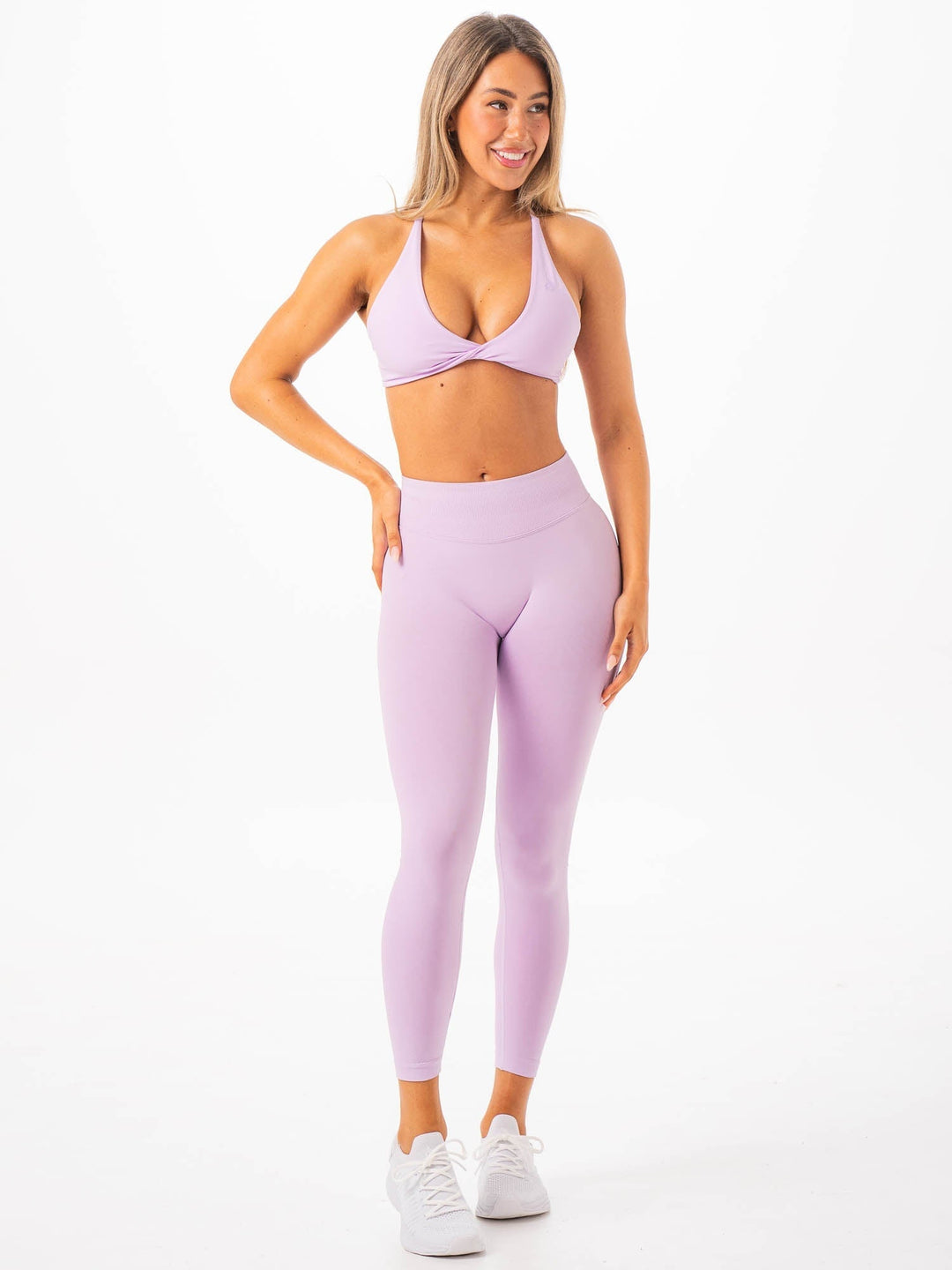 Boost Seamless Leggings - Lavender Clothing Ryderwear 