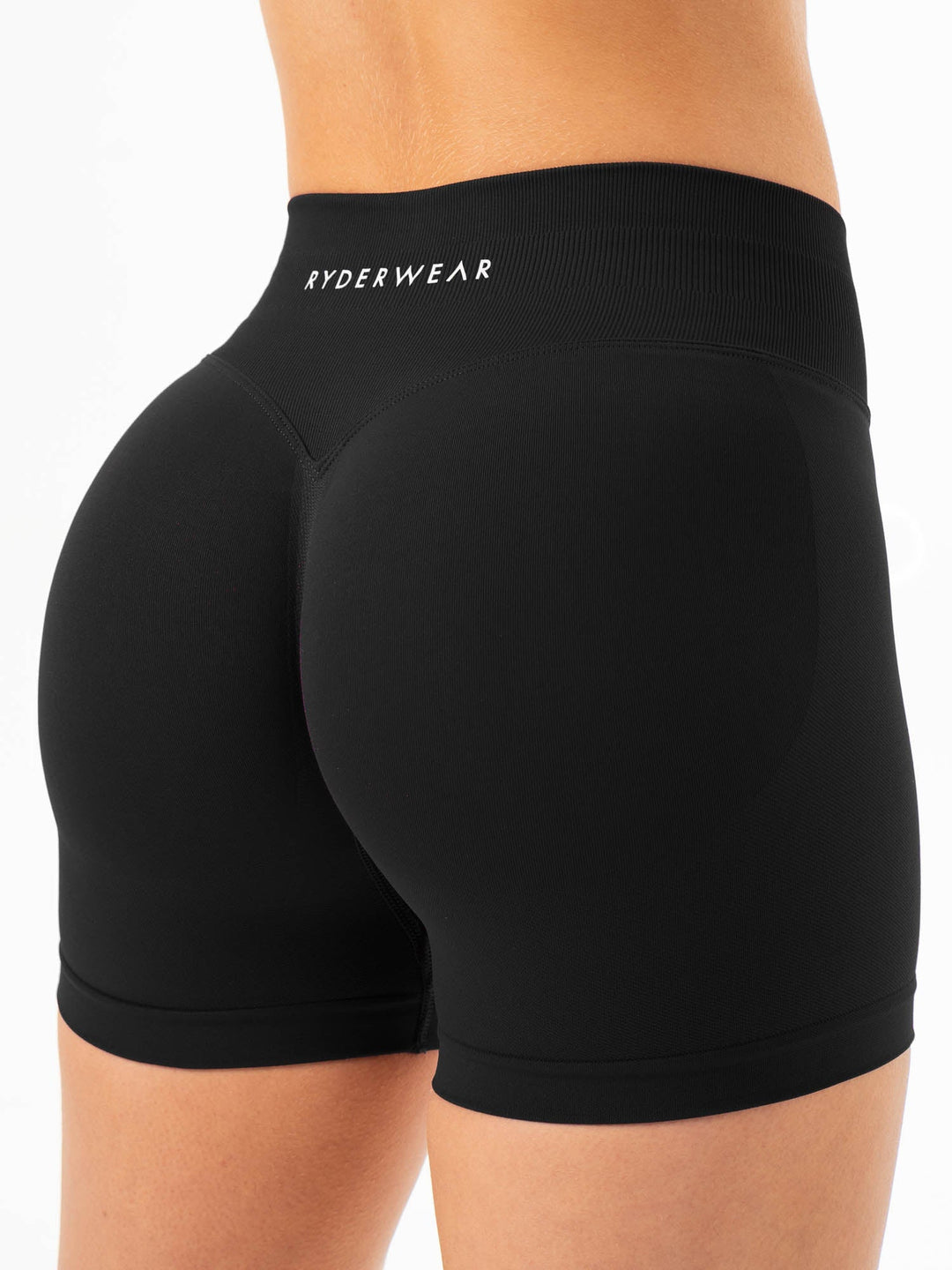 Boost Seamless Shorts - Black Clothing Ryderwear 
