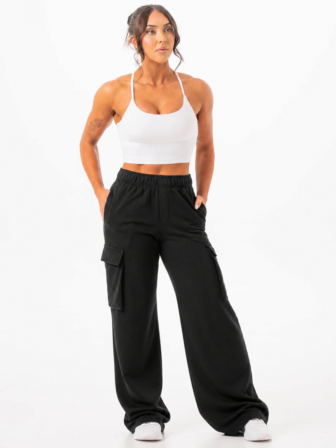 Cargo Track Pant - Black
