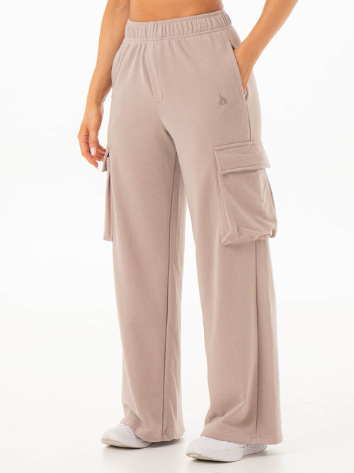 Cargo Track Pant Almond