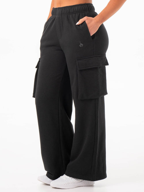 Cargo Track Pant Black