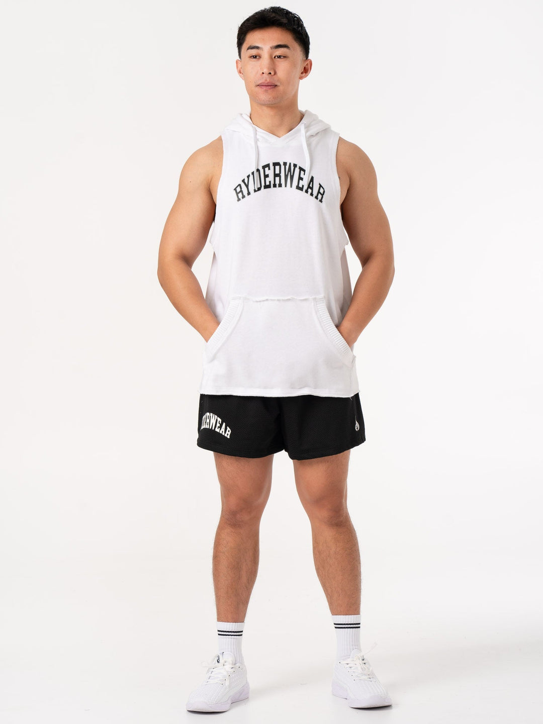 Collegiate Mesh Short - Black Clothing Ryderwear 