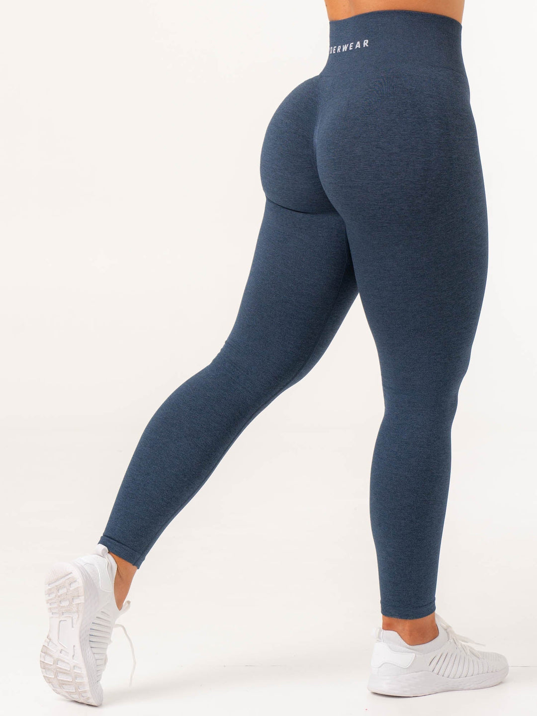 Contour Seamless Leggings - Navy Marl Clothing Ryderwear 