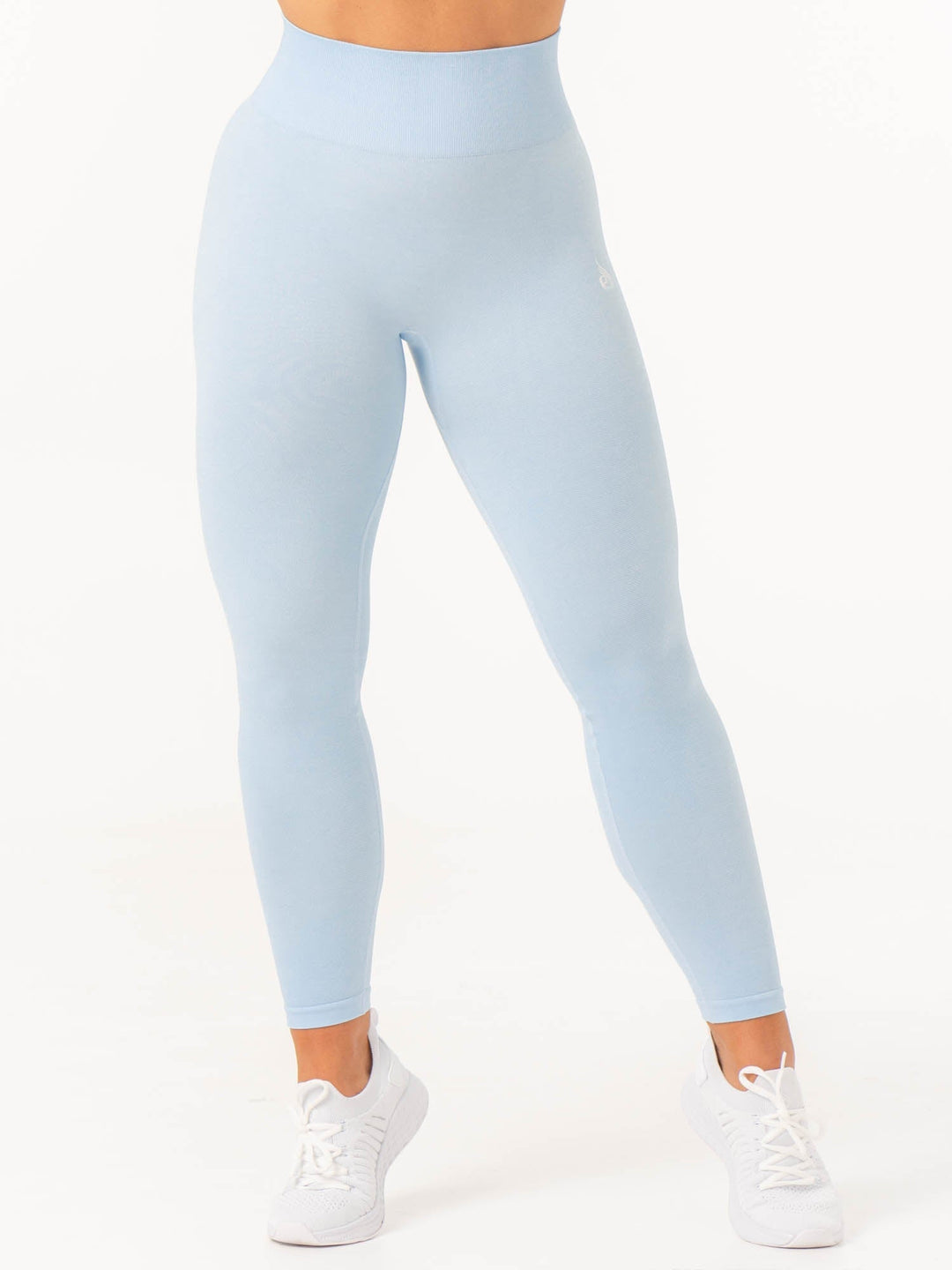 Contour Seamless Leggings - Sky Blue Marl Clothing Ryderwear 