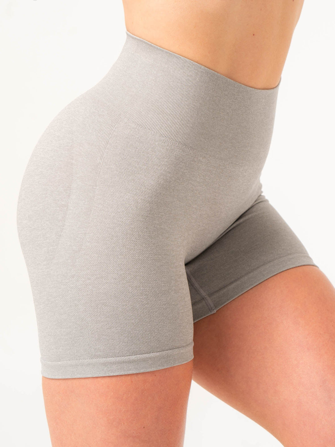 Contour Seamless Shorts - Light Grey Marl Clothing Ryderwear 