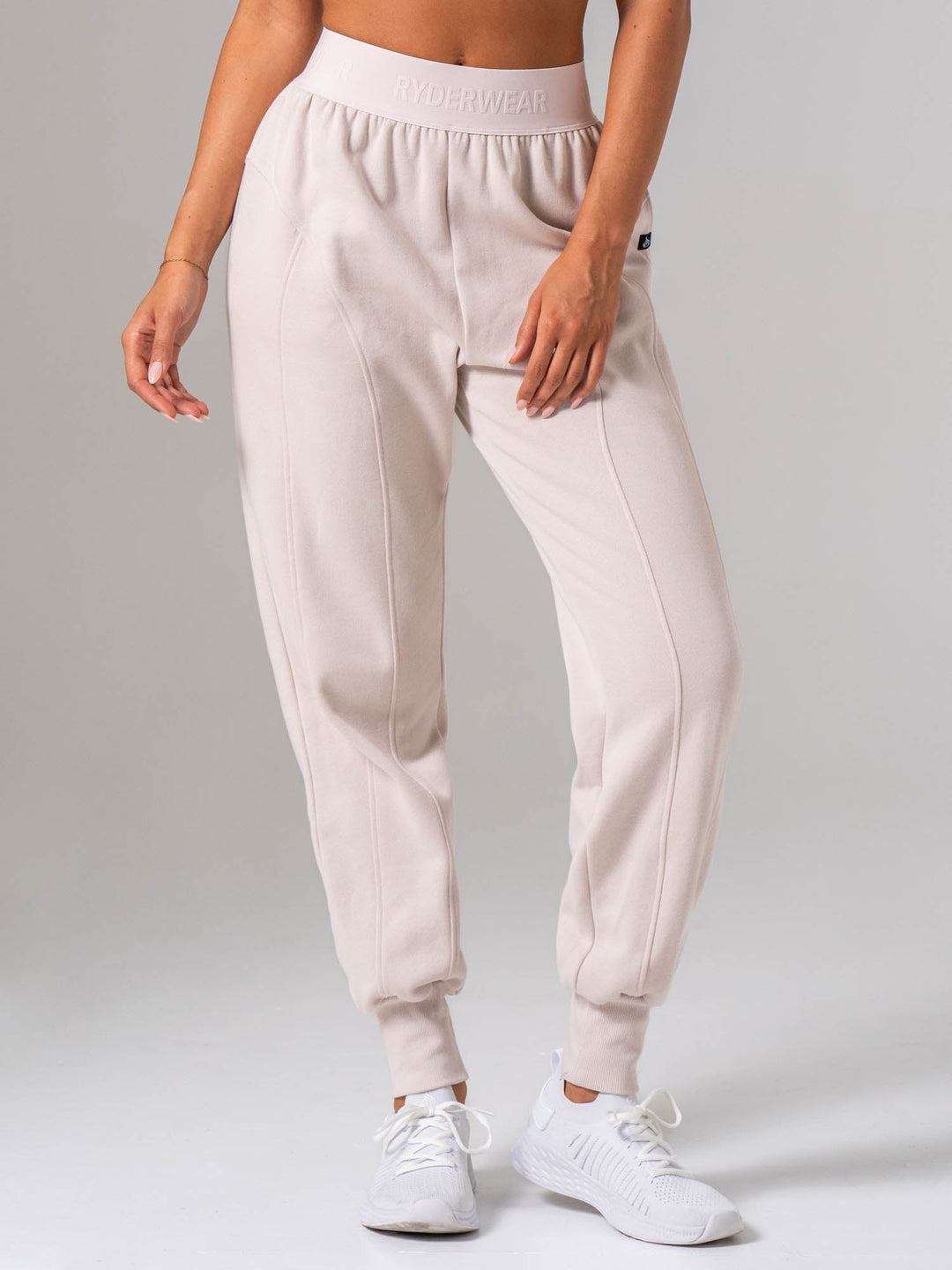 Contour Track Pants - Oatmeal Clothing Ryderwear 