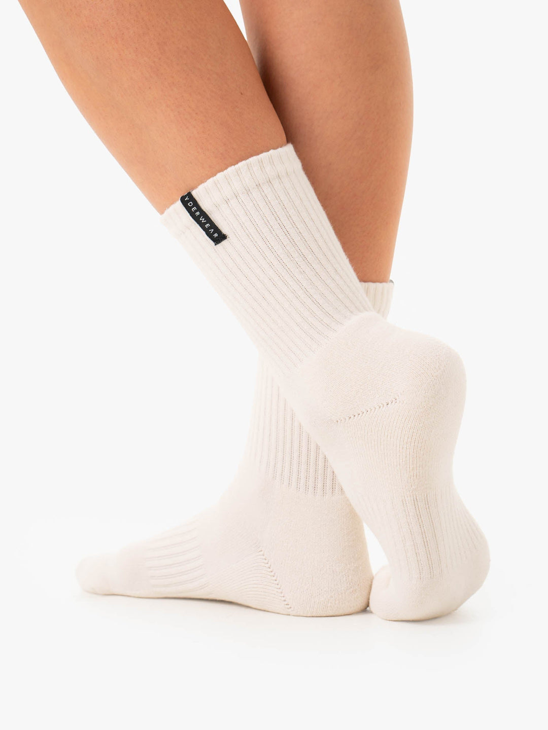 Crew Socks - Vanilla Accessories Ryderwear 