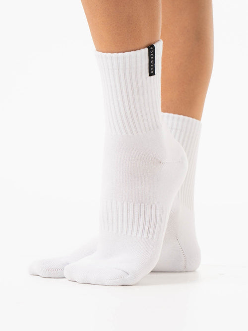 Crew Socks White