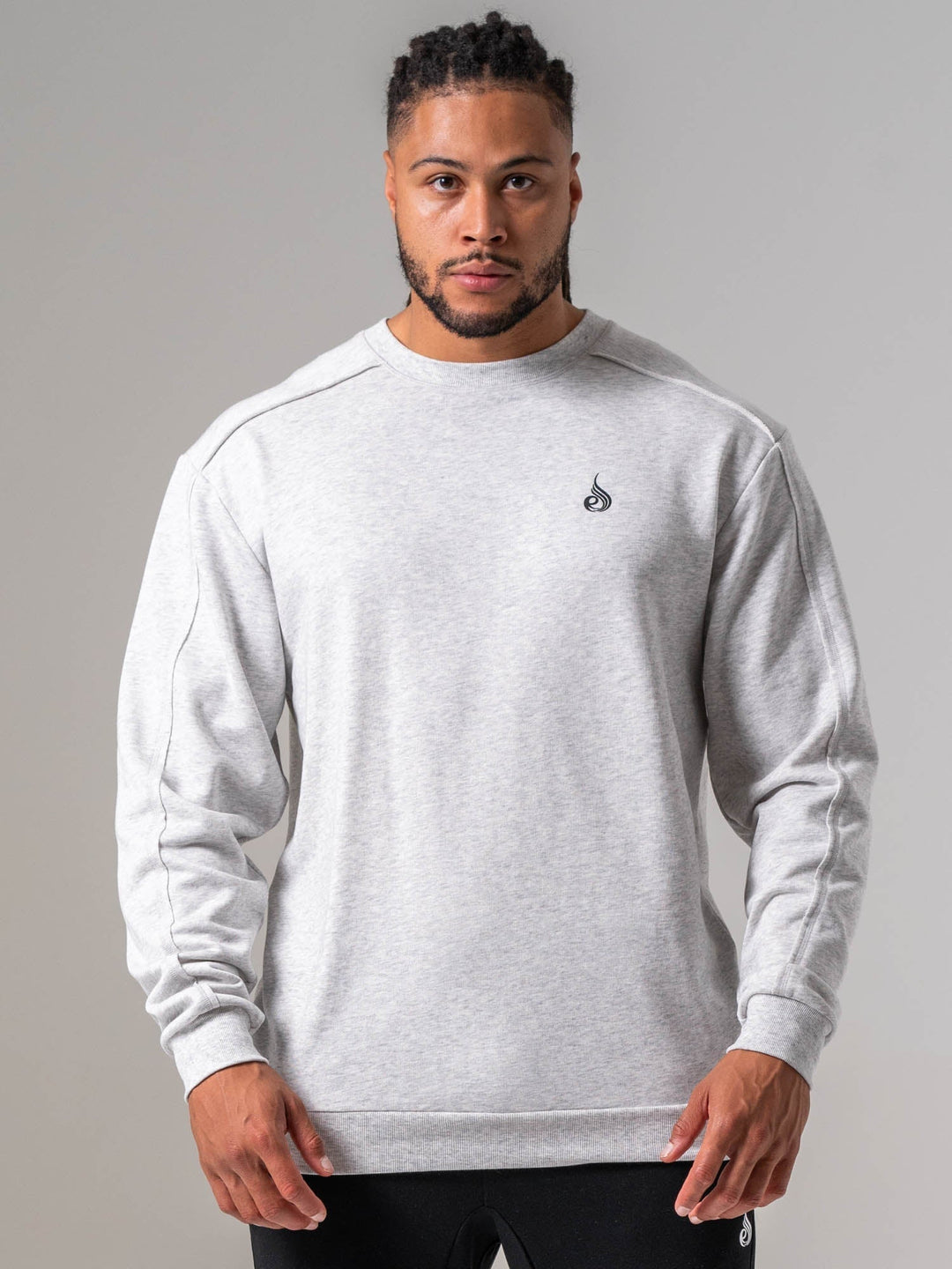 Dynamic Pullover - Snow Marl Clothing Ryderwear 