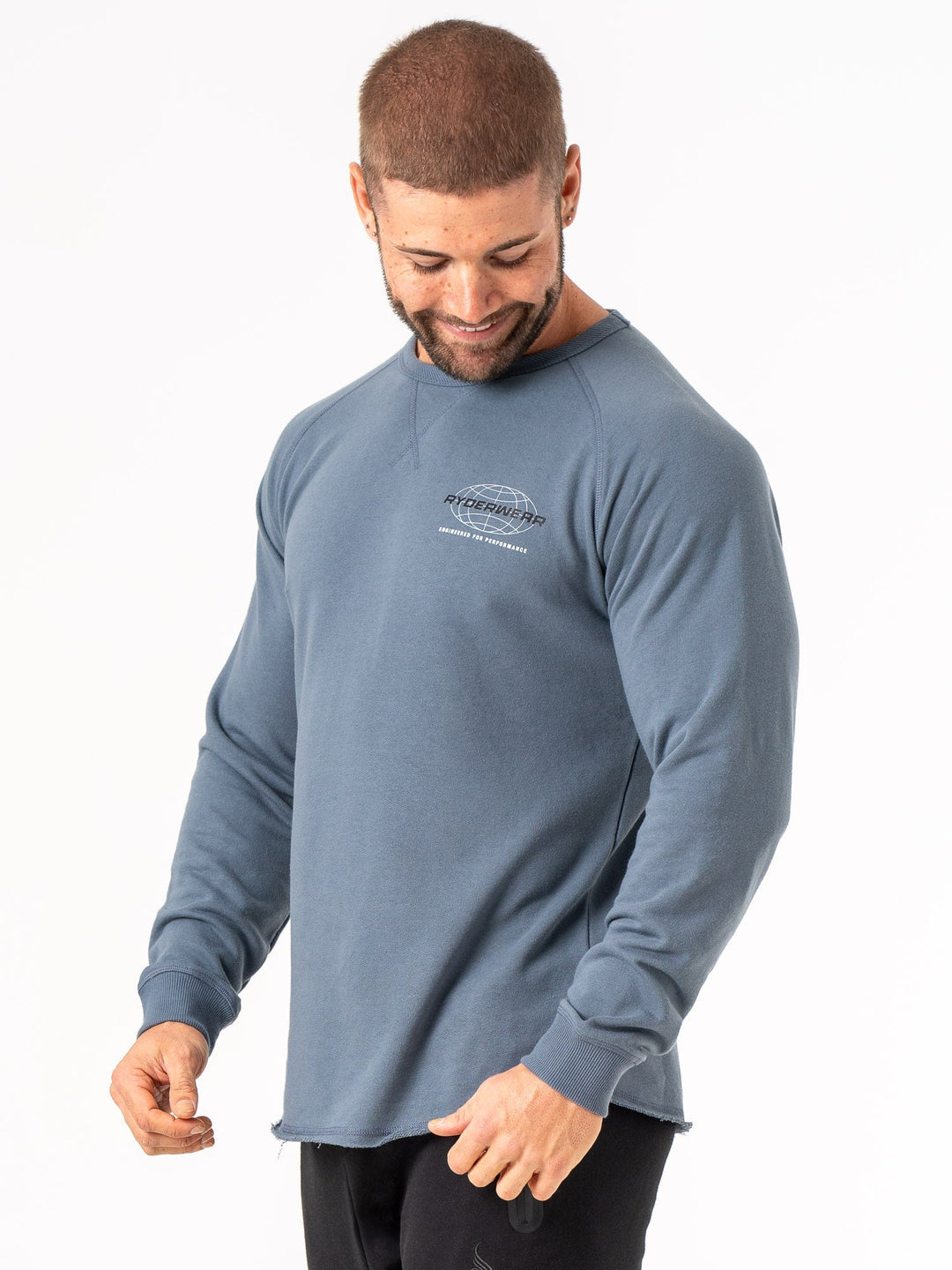 Energy Crew Neck - Petrol Clothing Ryderwear 