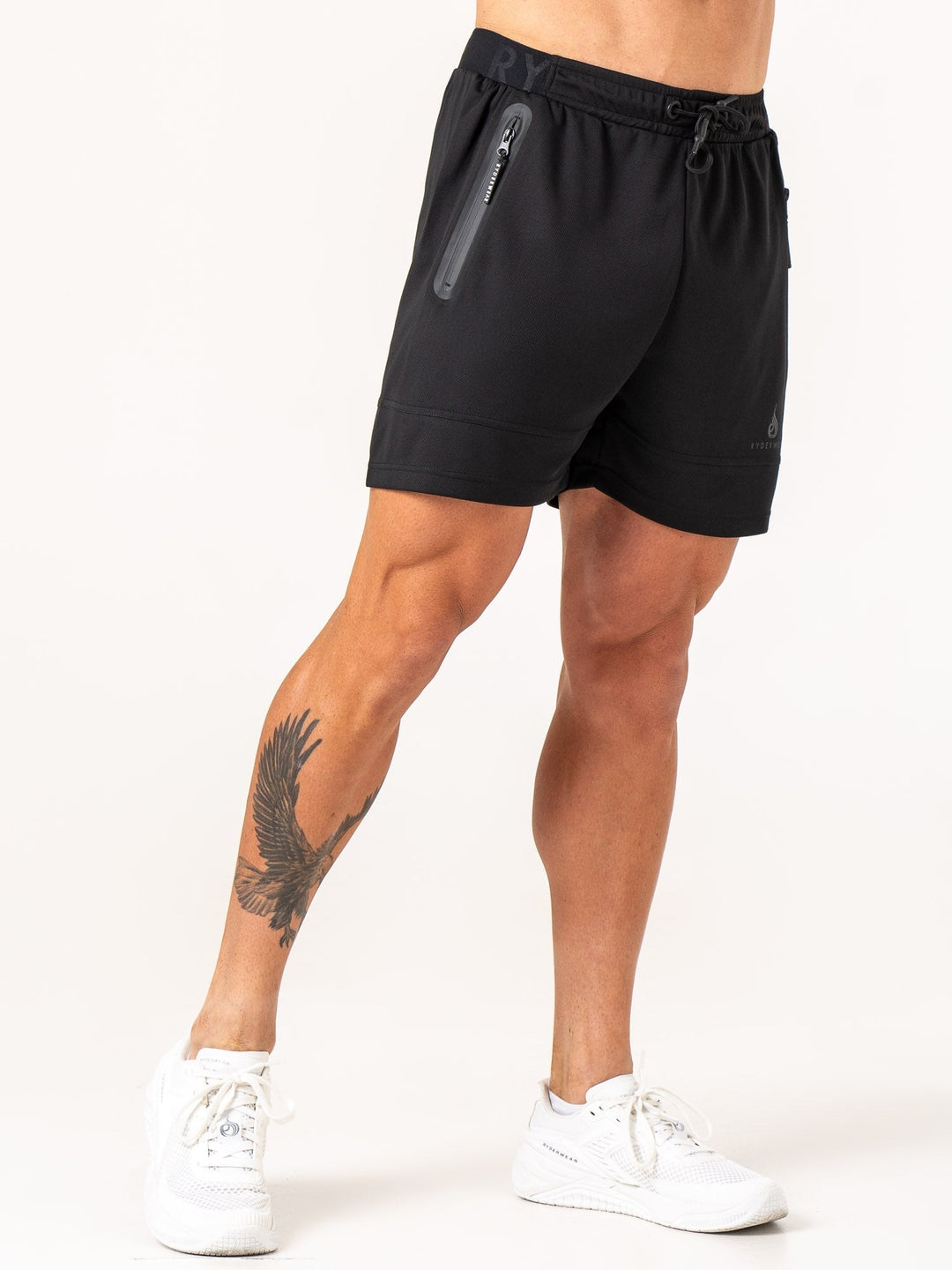 Energy Mesh Shorts - Black Clothing Ryderwear 