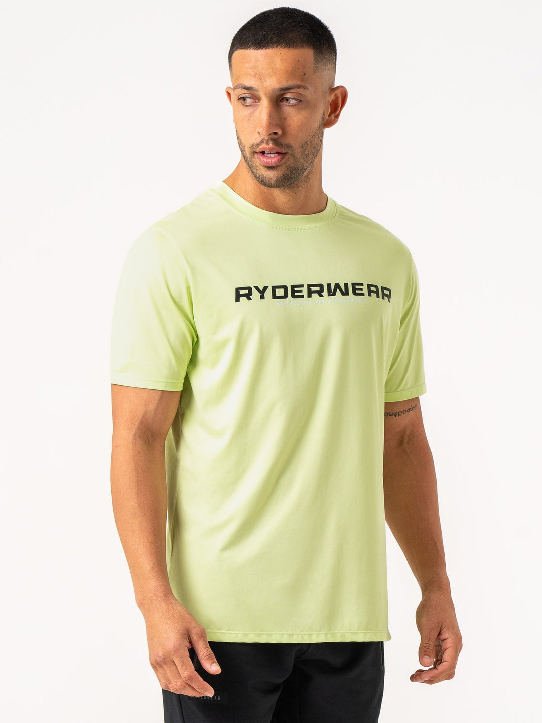 Energy T-Shirt - Lime Clothing Ryderwear 