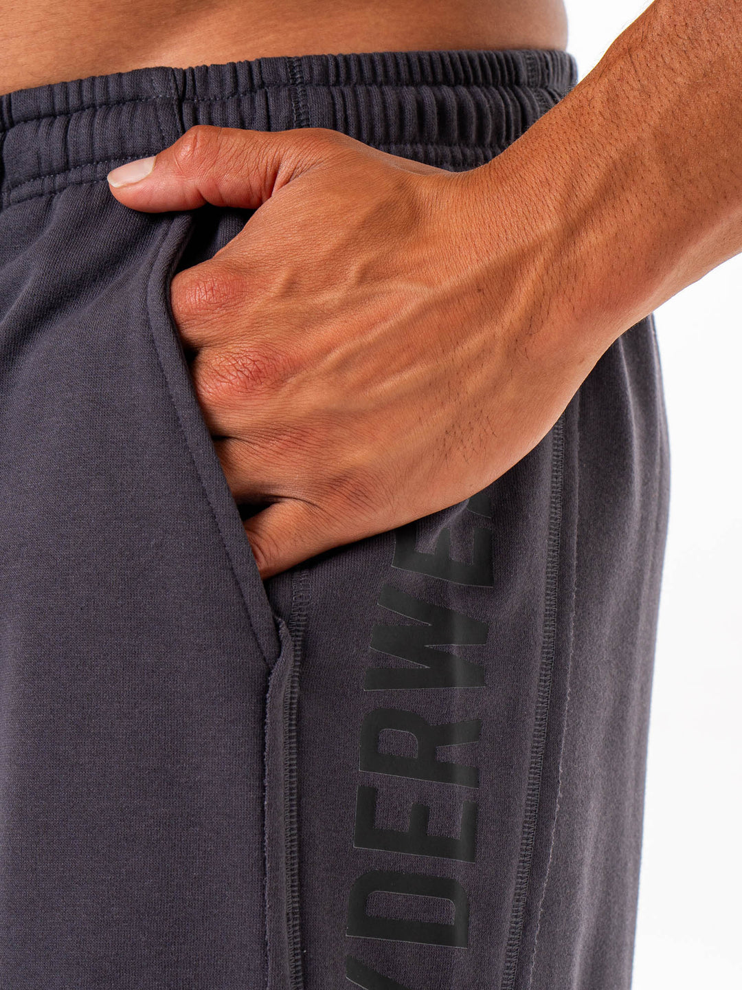 Fleece Arnie Short - Charcoal Clothing Ryderwear 