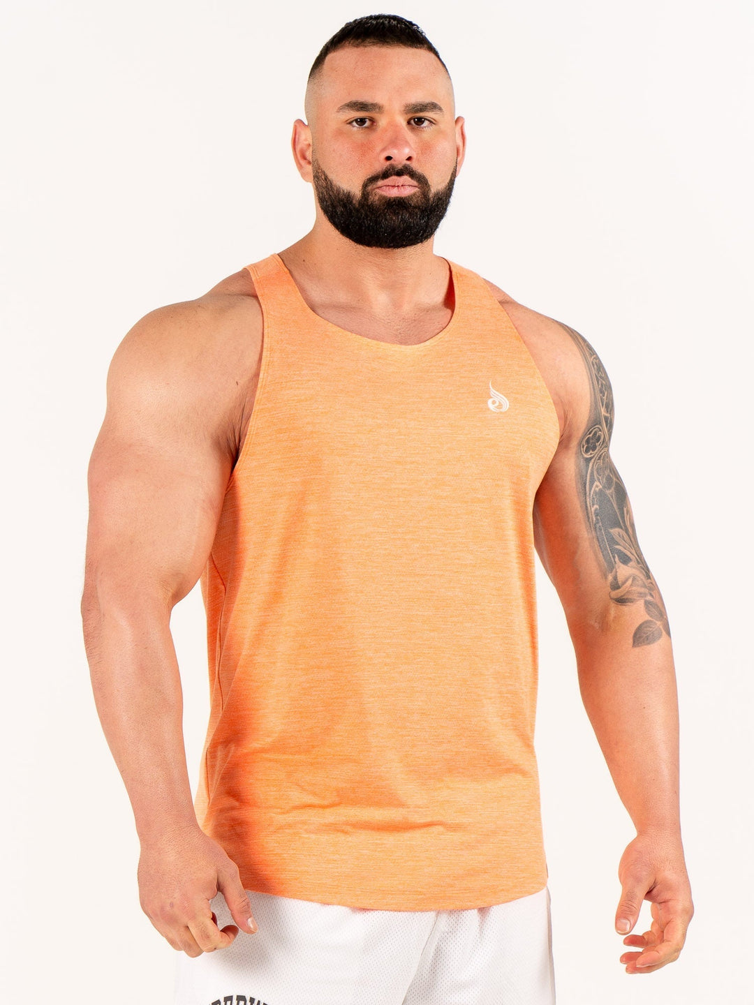 Flex Active Tank - Orange Marl Clothing Ryderwear 