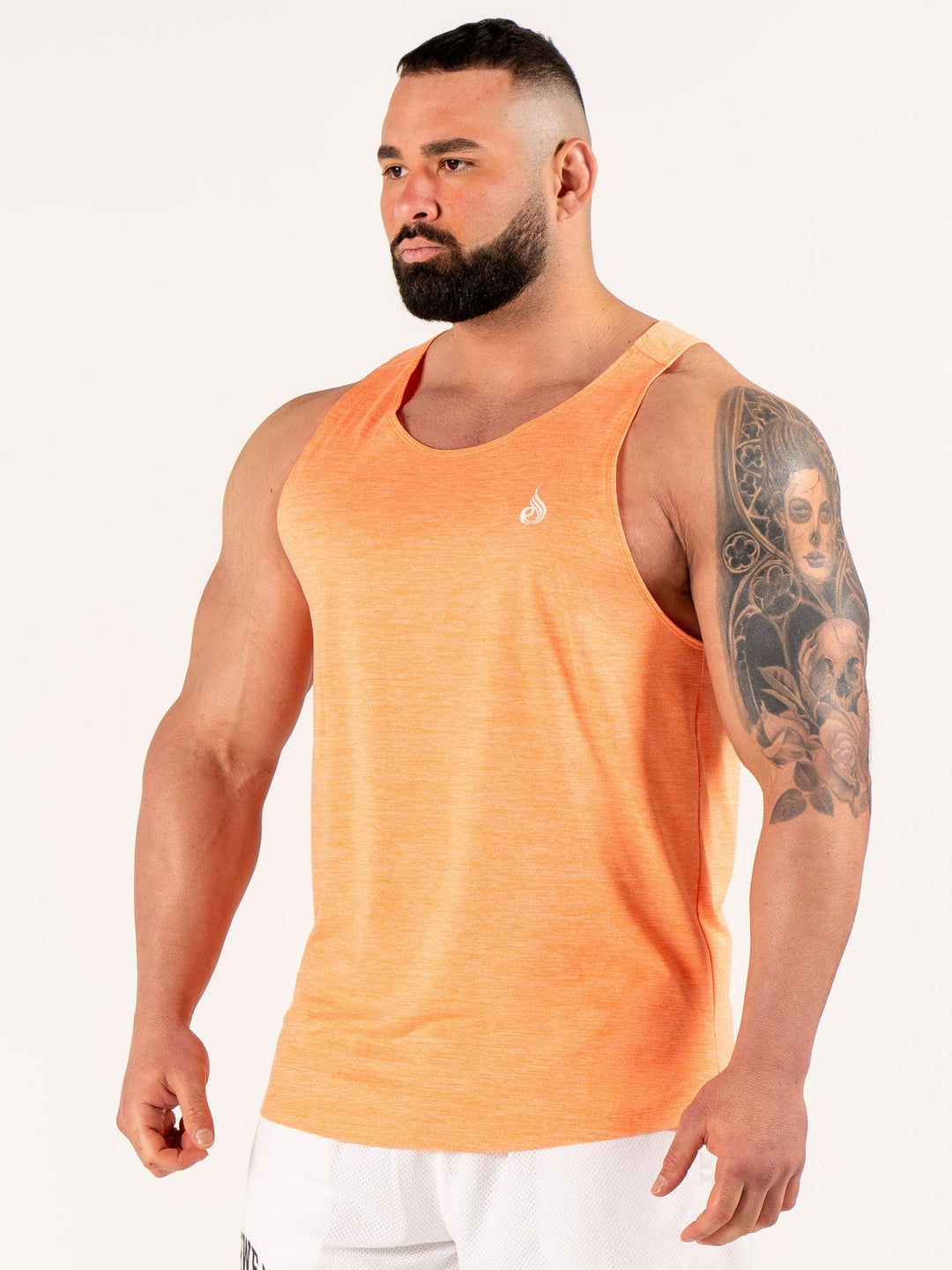 Flex Active Tank - Orange Marl Clothing Ryderwear 