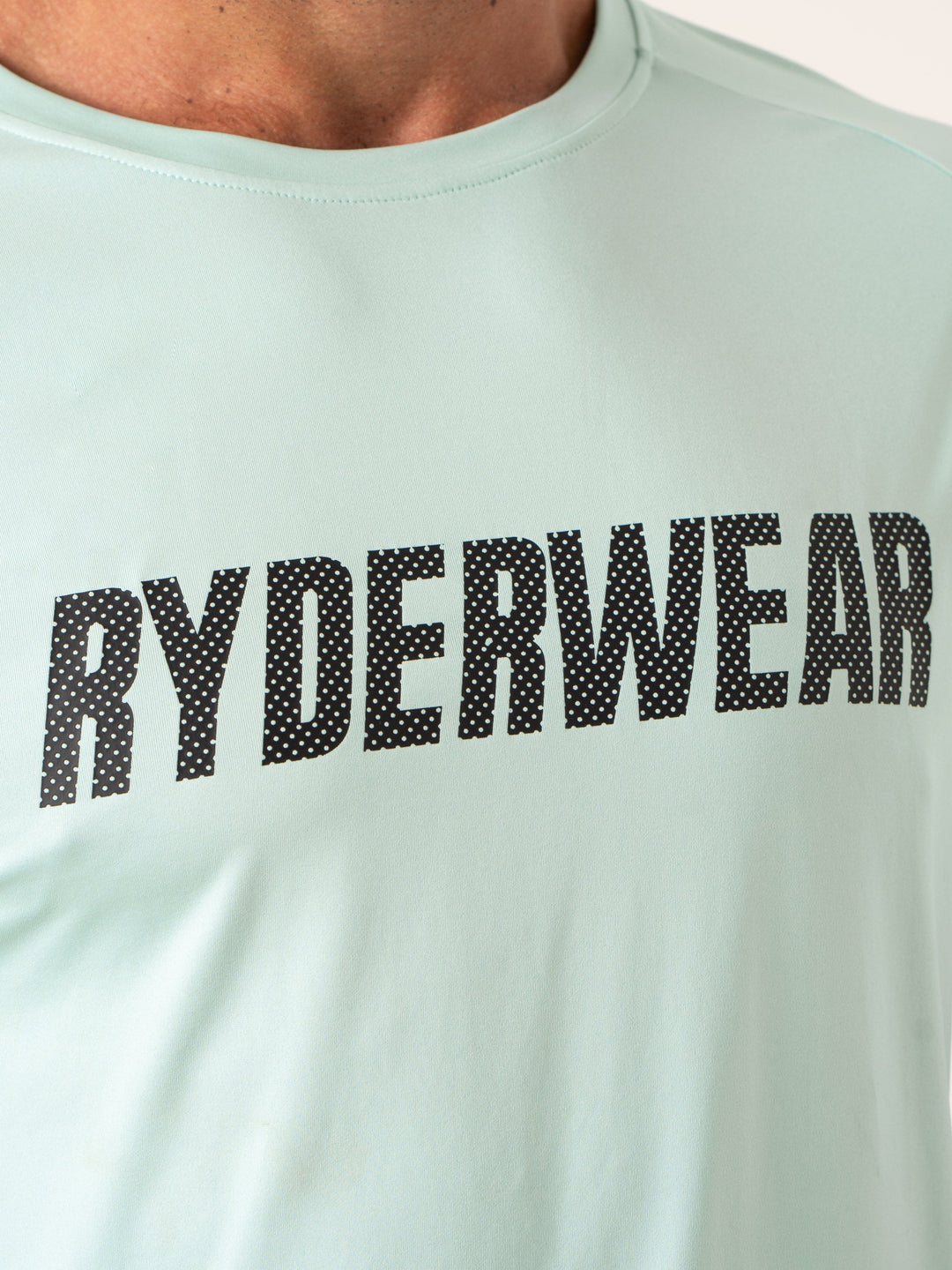 Flex Mesh T-Shirt - Aqua Clothing Ryderwear 