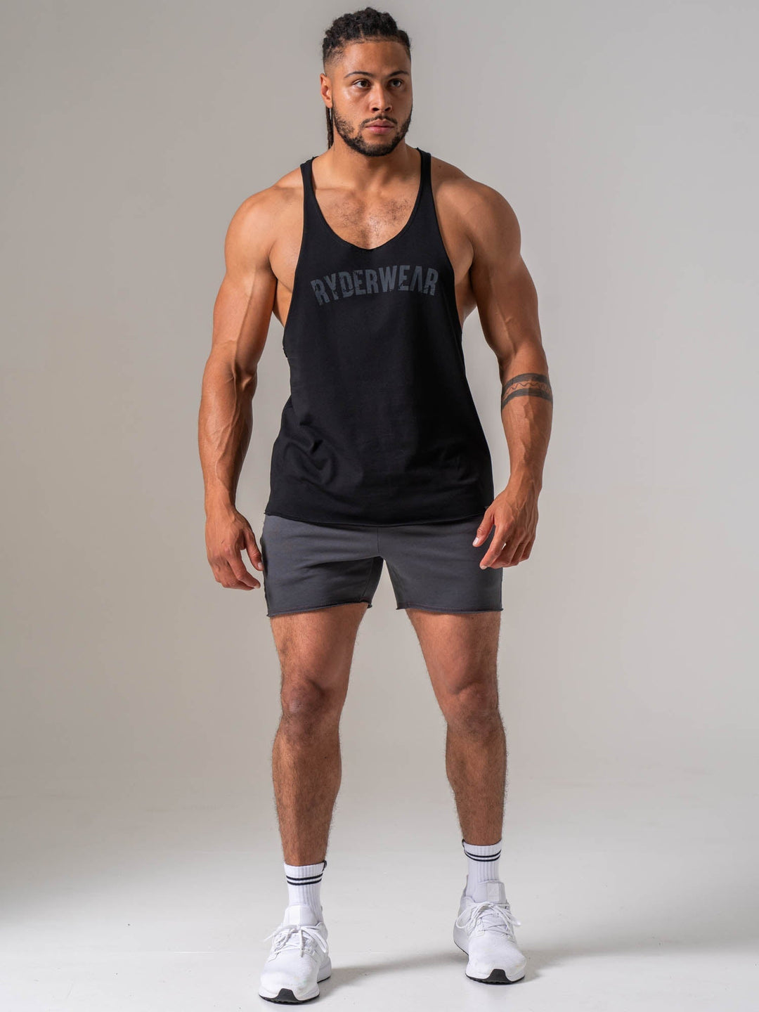 Force 5" Track Shorts - Graphite Clothing Ryderwear 