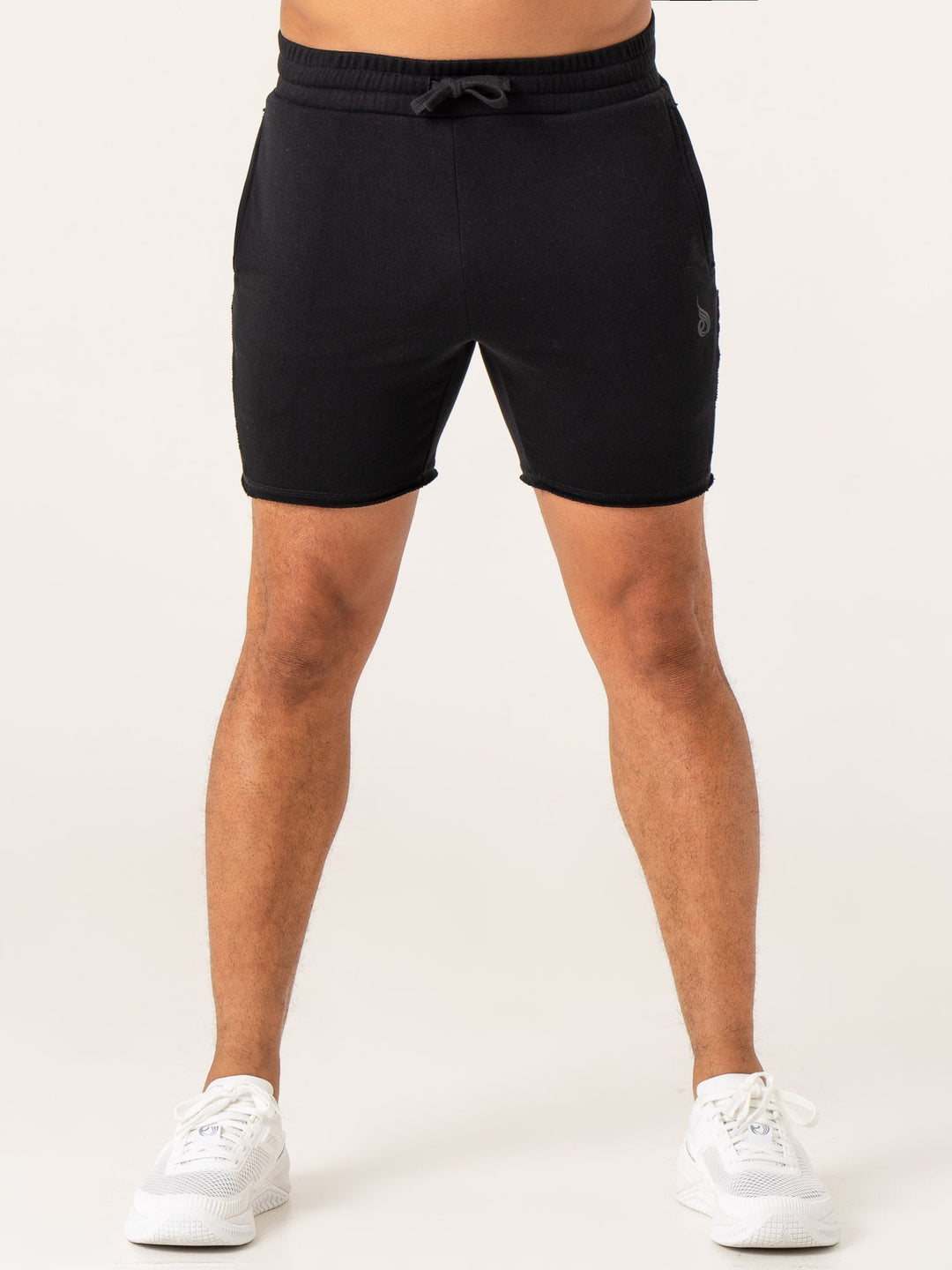 Force 6" Track Shorts - Black Clothing Ryderwear 