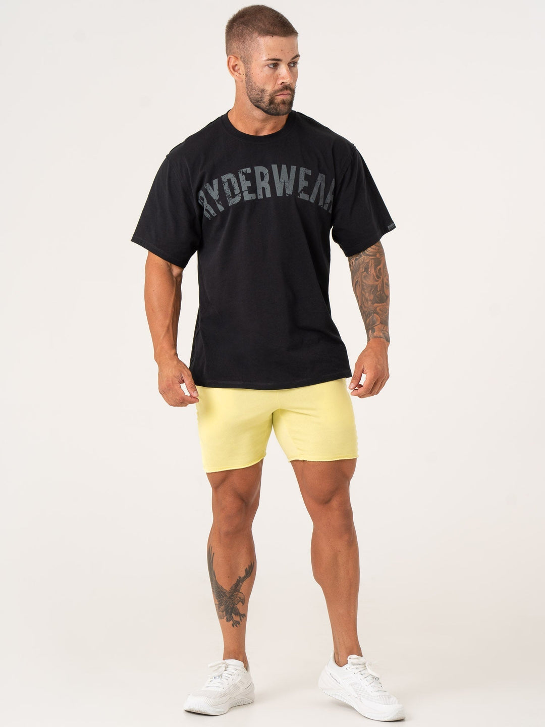 Force 6" Track Shorts - Lemon Clothing Ryderwear 