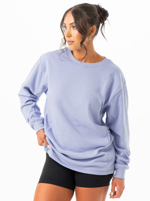 Force Crew Neck Lilac Blue