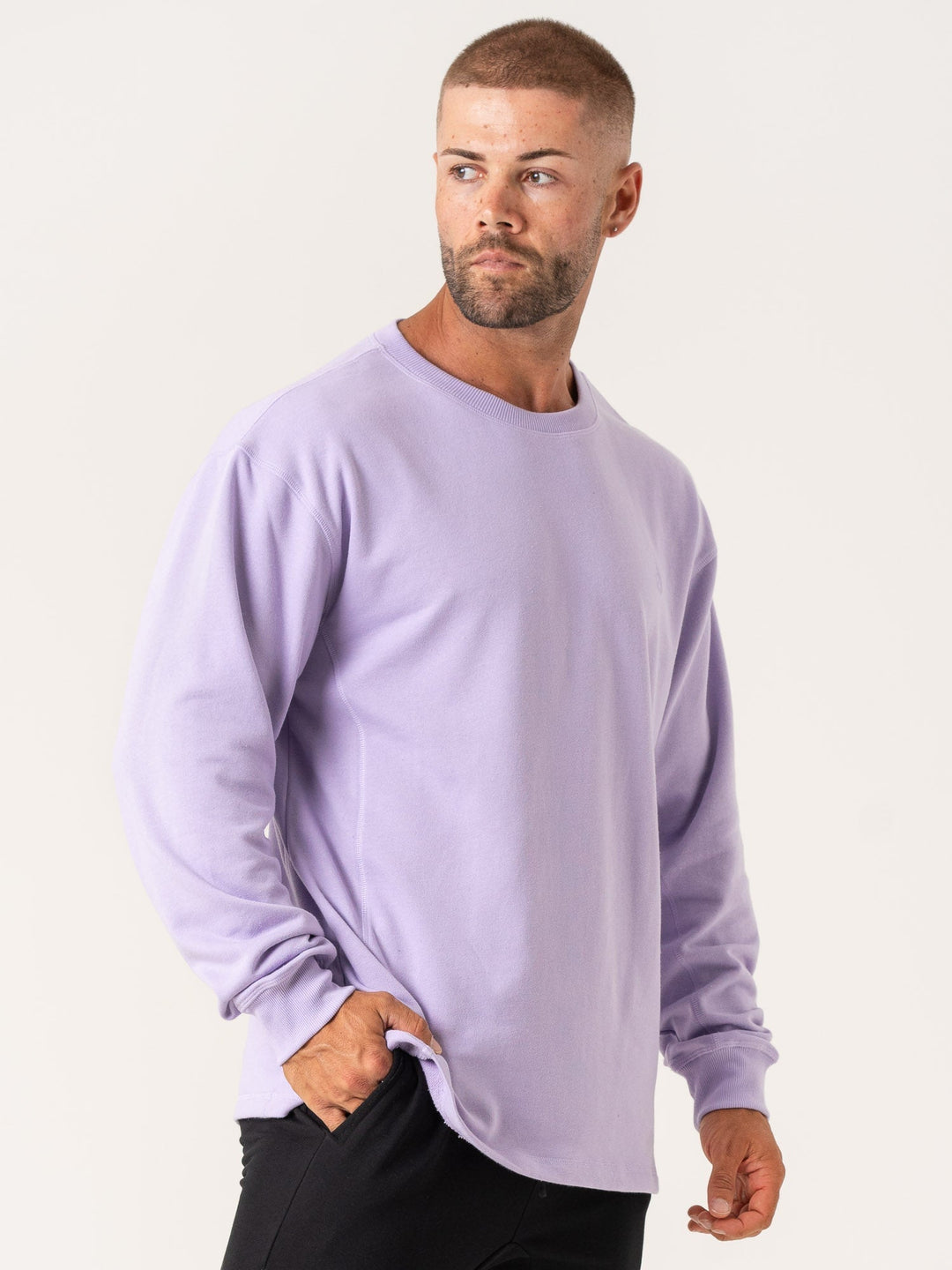 Force Crew Neck - Purple Clothing Ryderwear 
