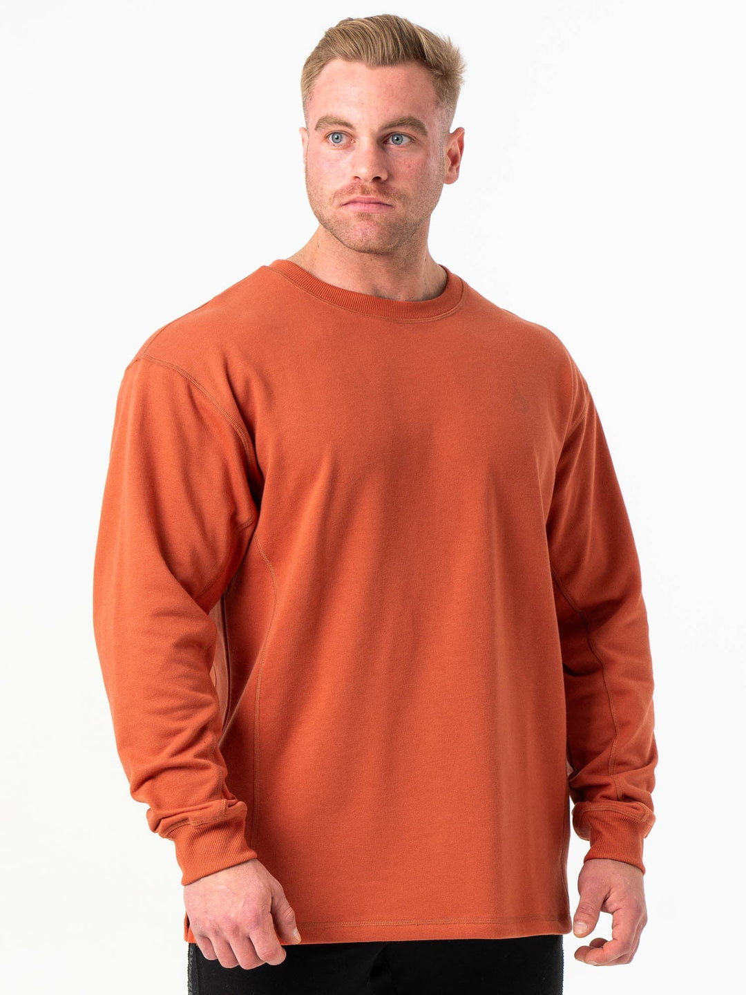 Force Crew Neck - Terracotta Clothing Ryderwear 