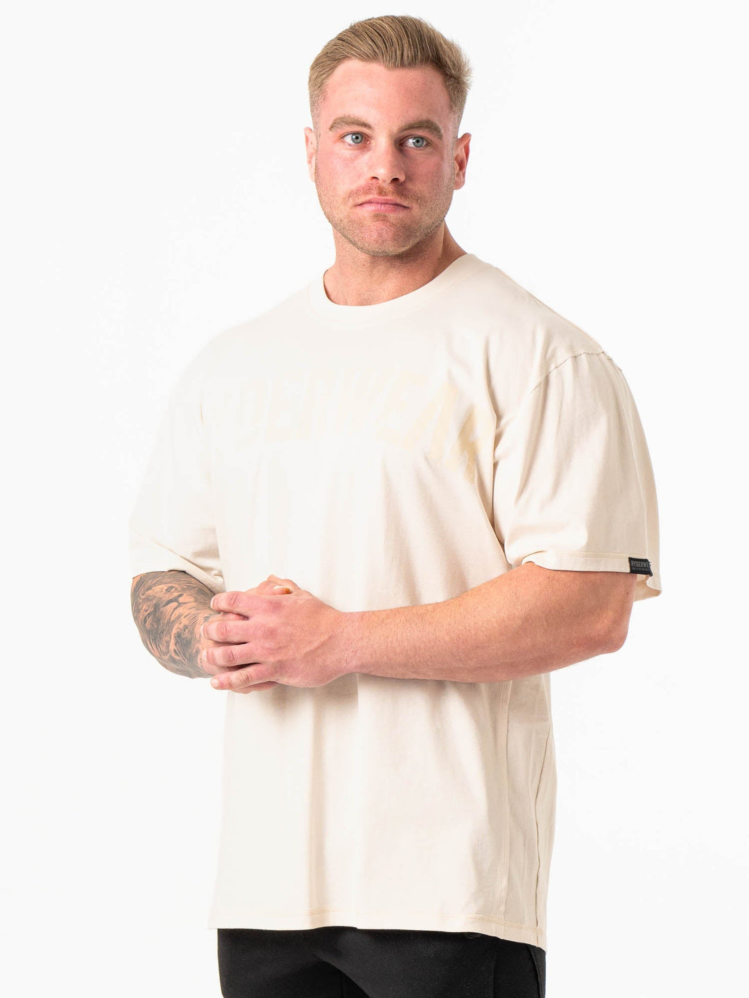 Force Oversized T-Shirt - Bone Clothing Ryderwear 