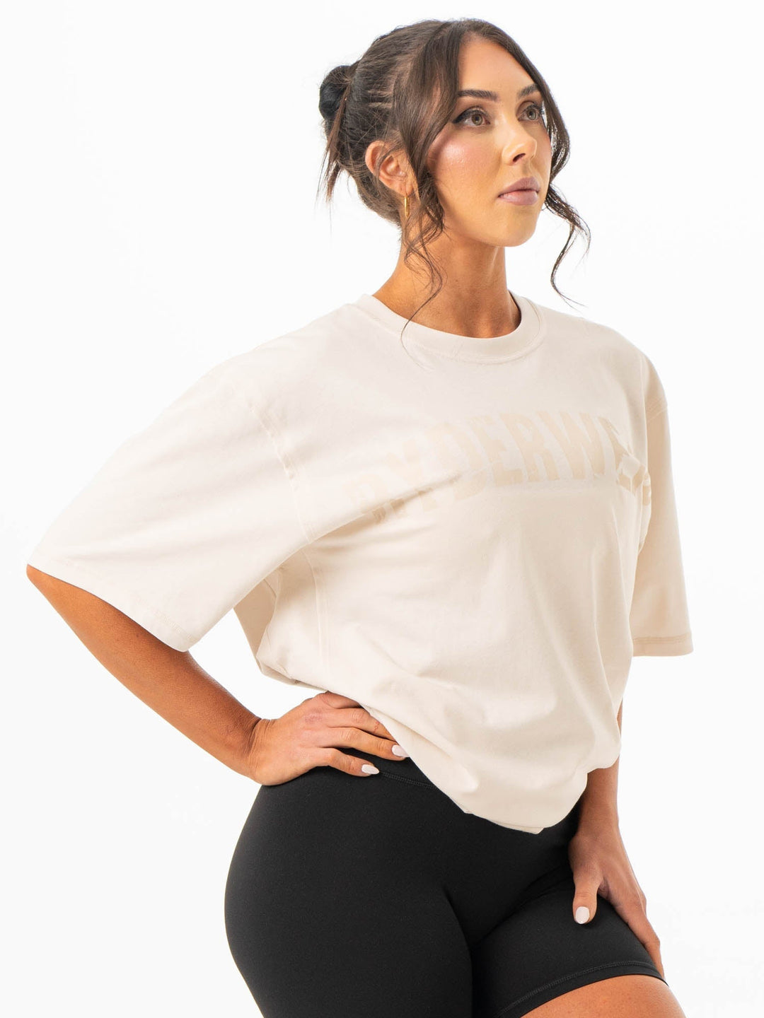 Force Oversized T-Shirt - Bone Clothing Ryderwear 