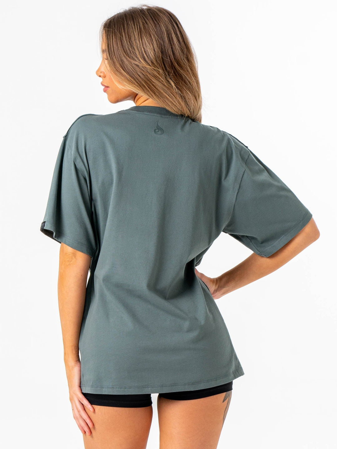 Force Oversized T-Shirt - Fern Green Clothing Ryderwear 