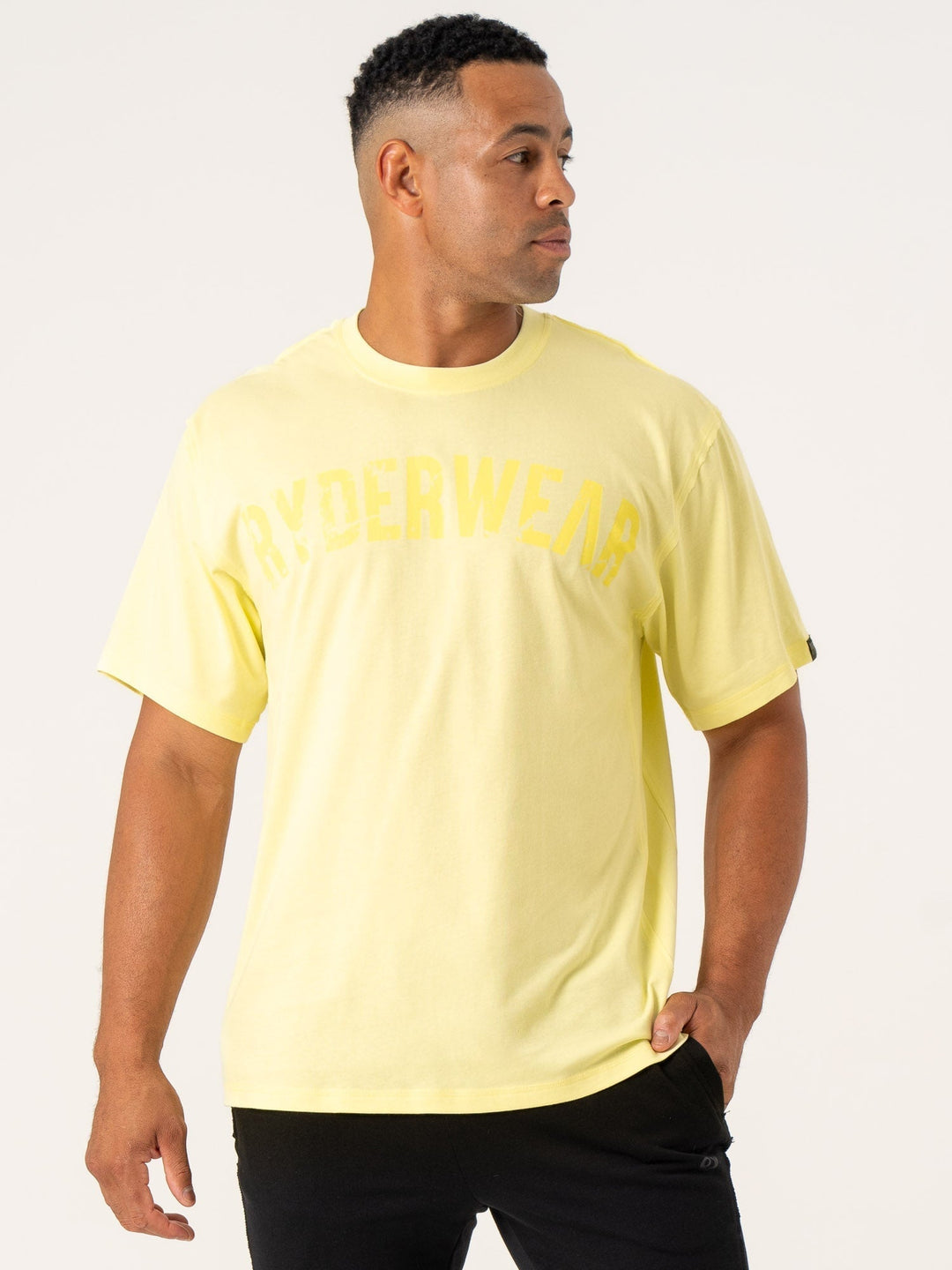 Force Oversized T-Shirt - Lemon Clothing Ryderwear 