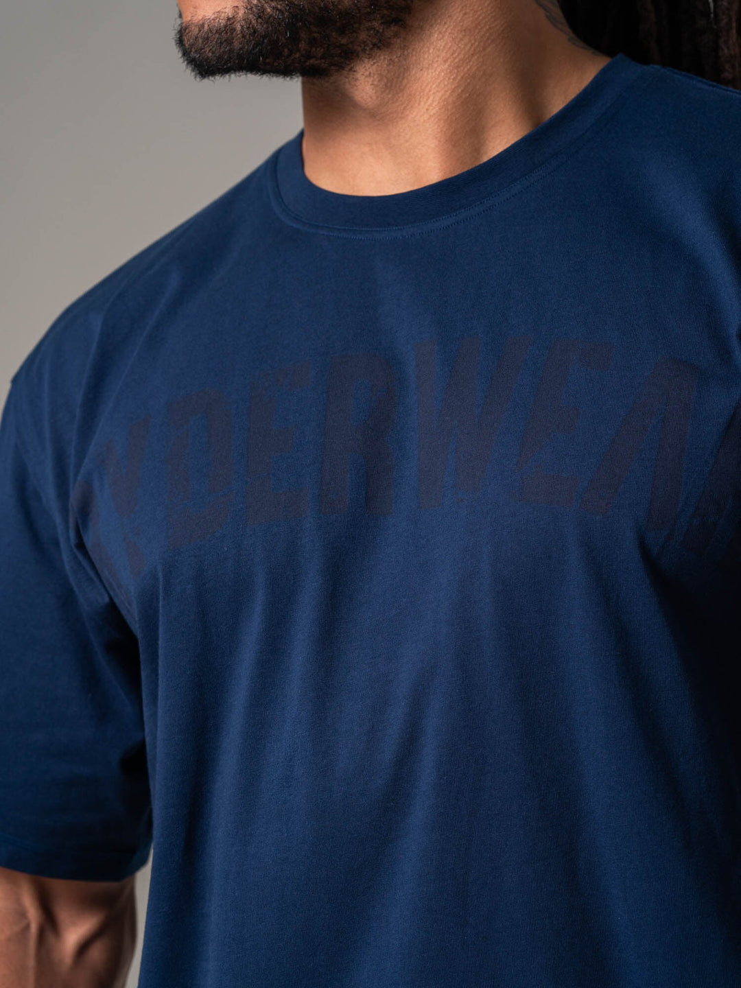 Force Oversized T-shirt - Navy Clothing Ryderwear 