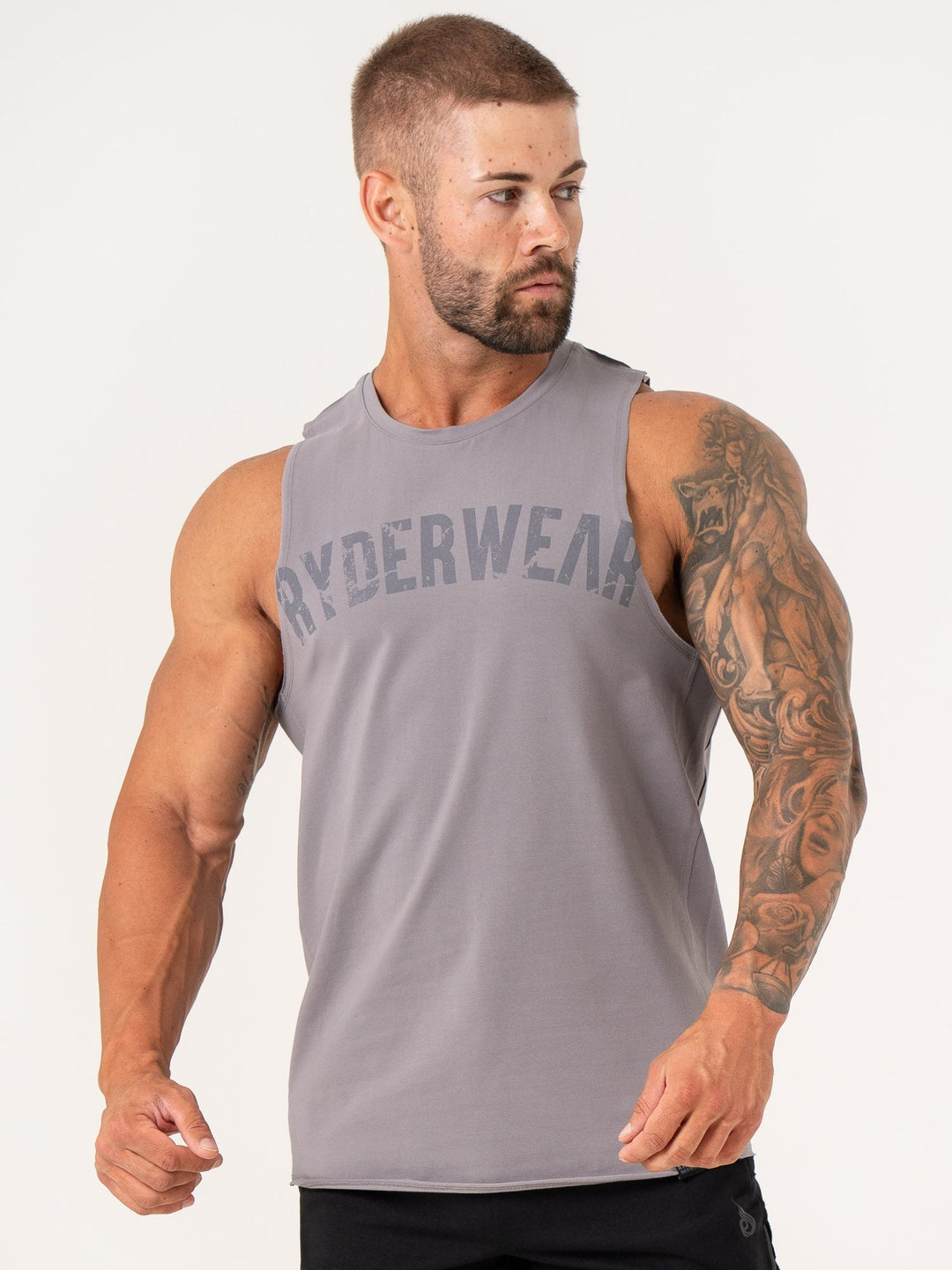 Force Tank - Charcoal Clothing Ryderwear 