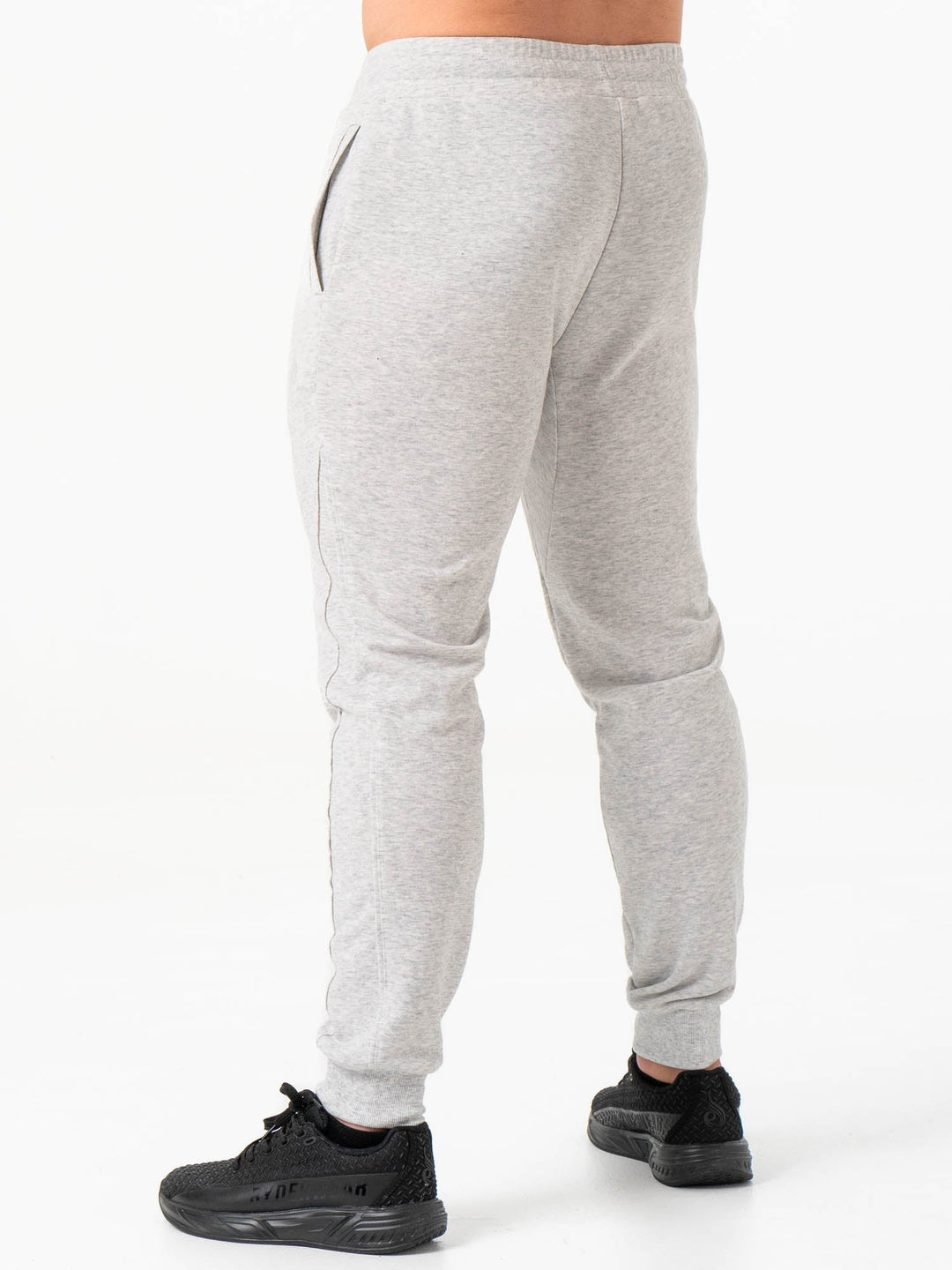 Force Track Pants - Chalk Grey Marl Clothing Ryderwear 