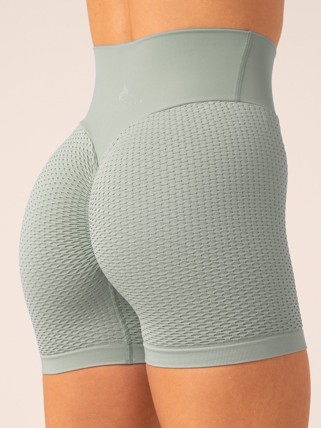 Honeycomb Scrunch Seamless Shorts - Sage Clothing Ryderwear 