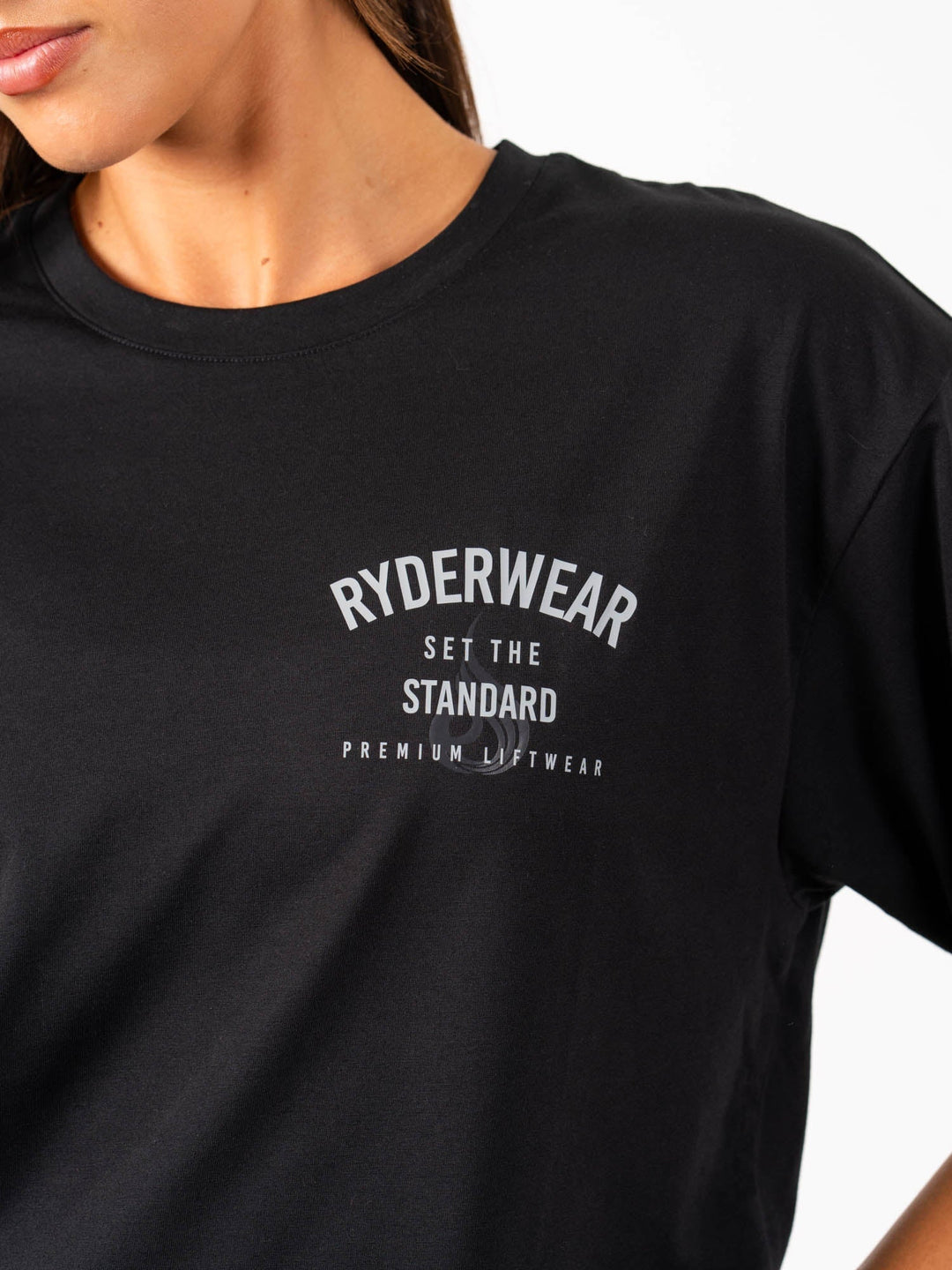 Legacy Mesh T-Shirt - Black Clothing Ryderwear 