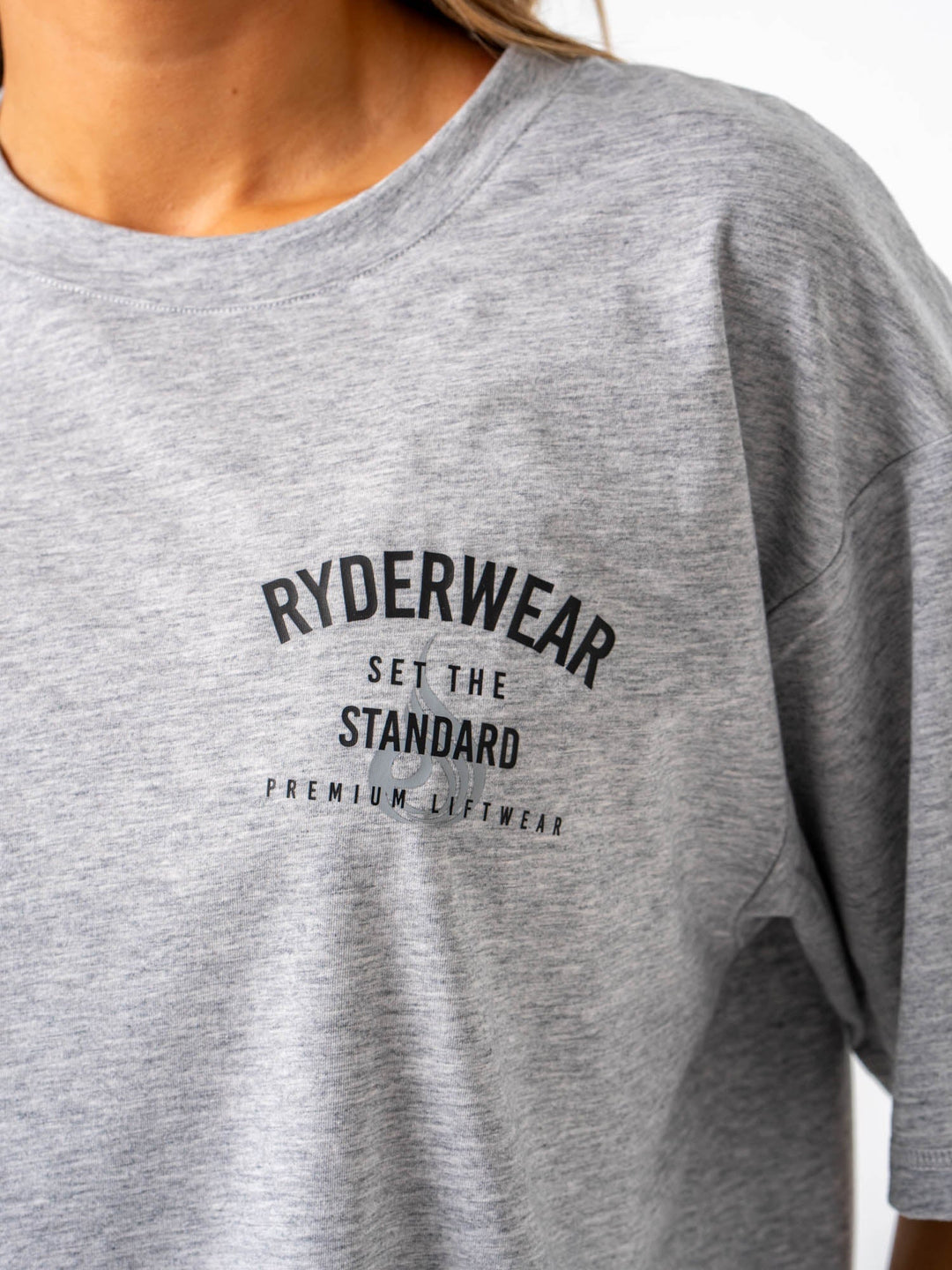 Legacy T-Shirt - Grey Marl Clothing Ryderwear 