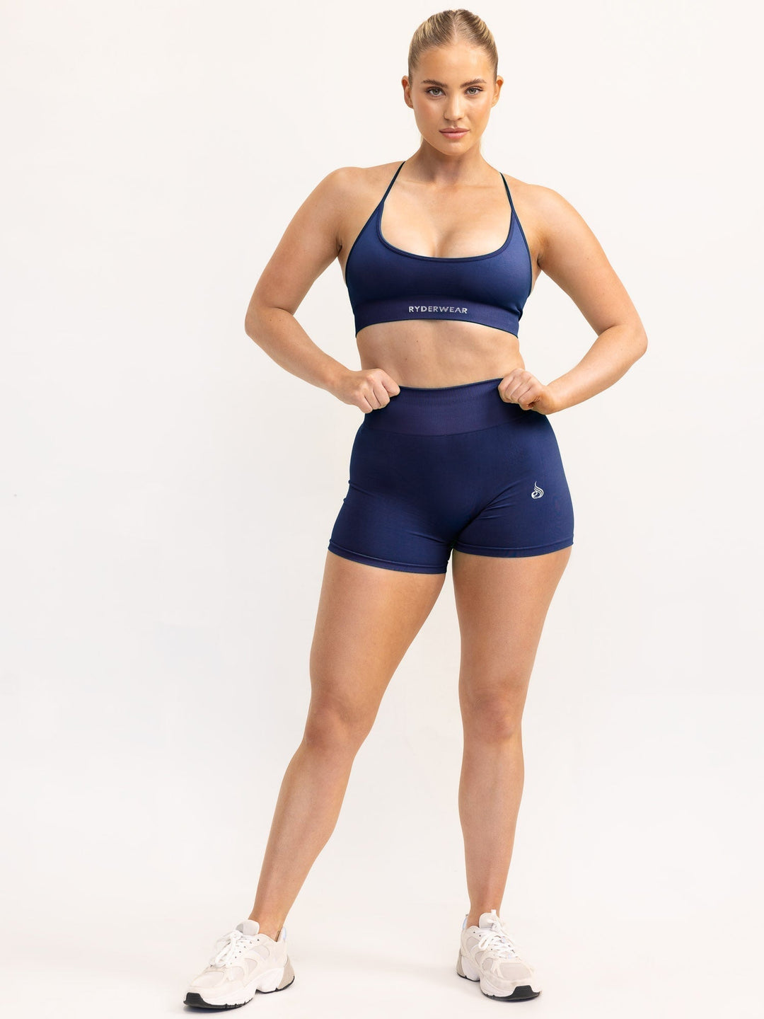 Lift 2.0 Seamless Sports Bra - Navy Clothing Ryderwear 