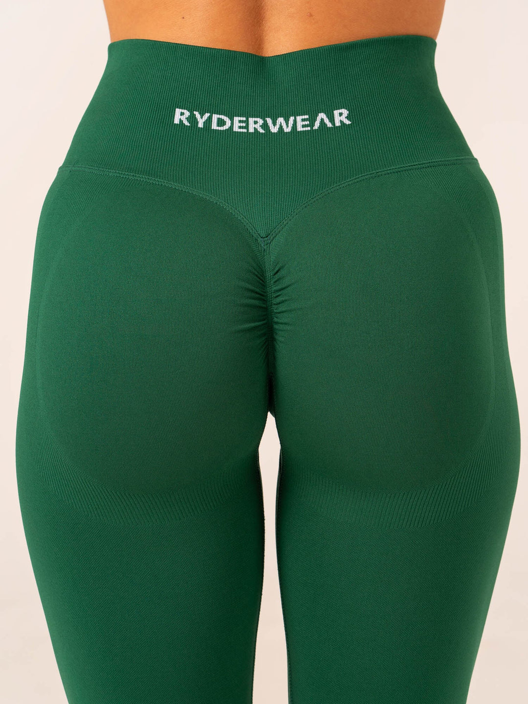 Lift BBL Scrunch Seamless Leggings - Emerald Clothing Ryderwear 