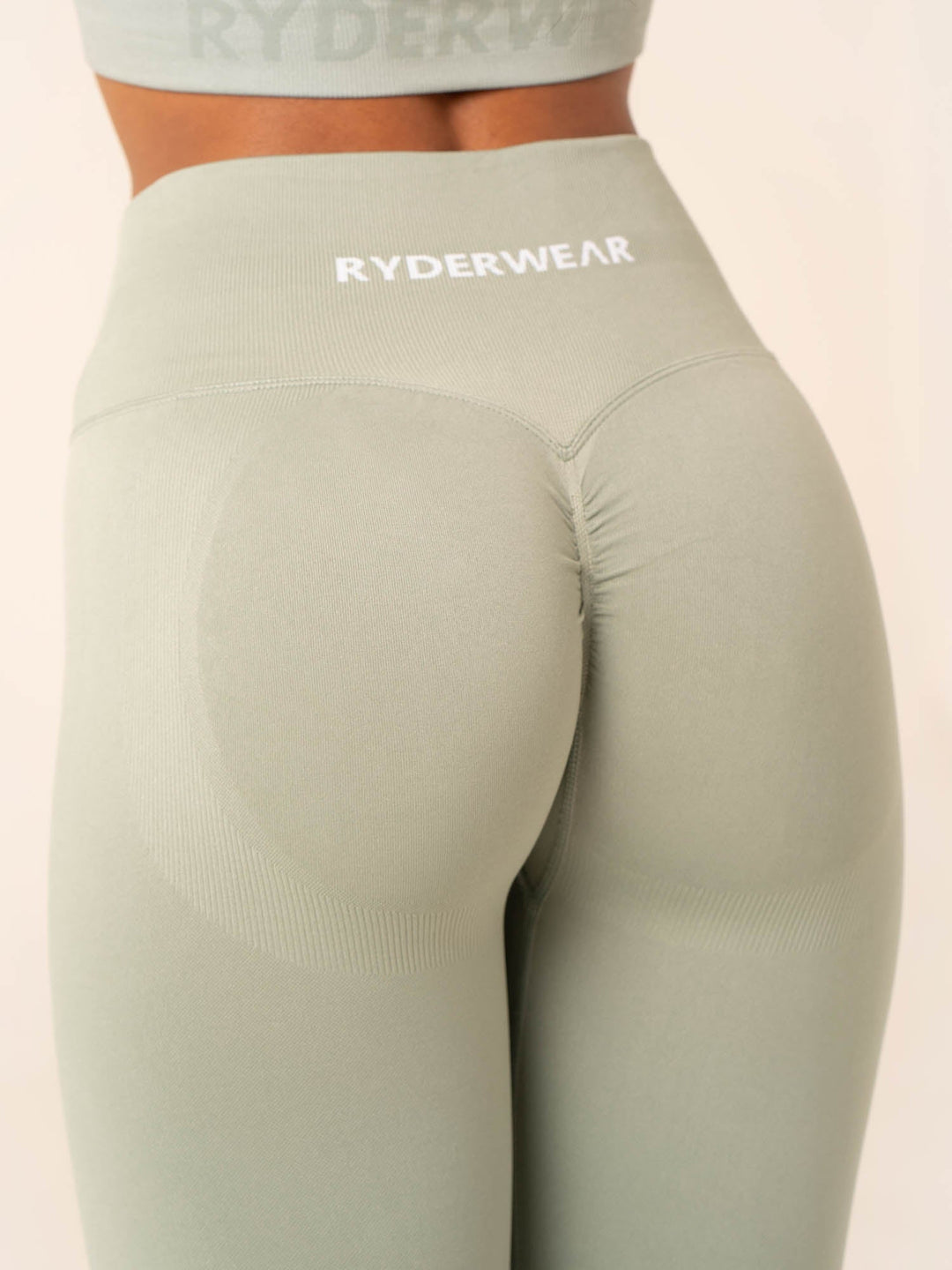 Lift BBL Scrunch Seamless Leggings - Sage Clothing Ryderwear 