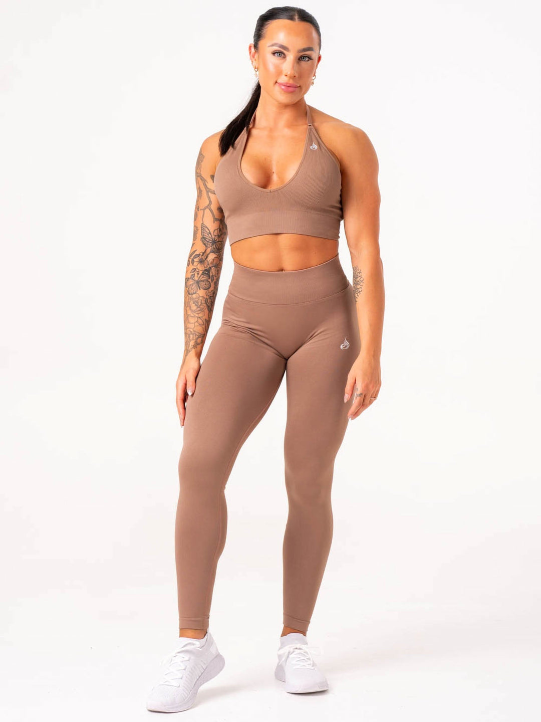 Lift Scrunch Leggings - Almond Clothing Ryderwear 