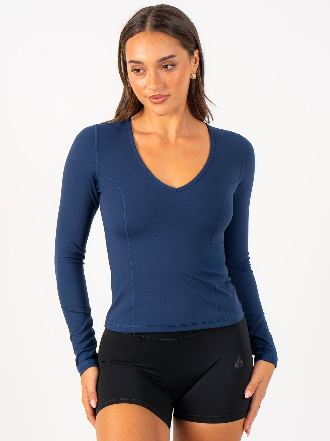 NKD Align Long Sleeve Training Top - Navy Clothing Ryderwear 