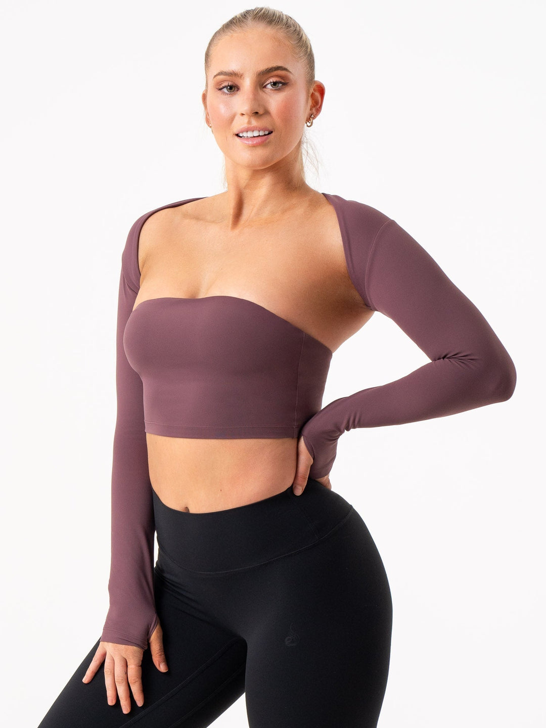 NKD Bolero - Plum Clothing Ryderwear 