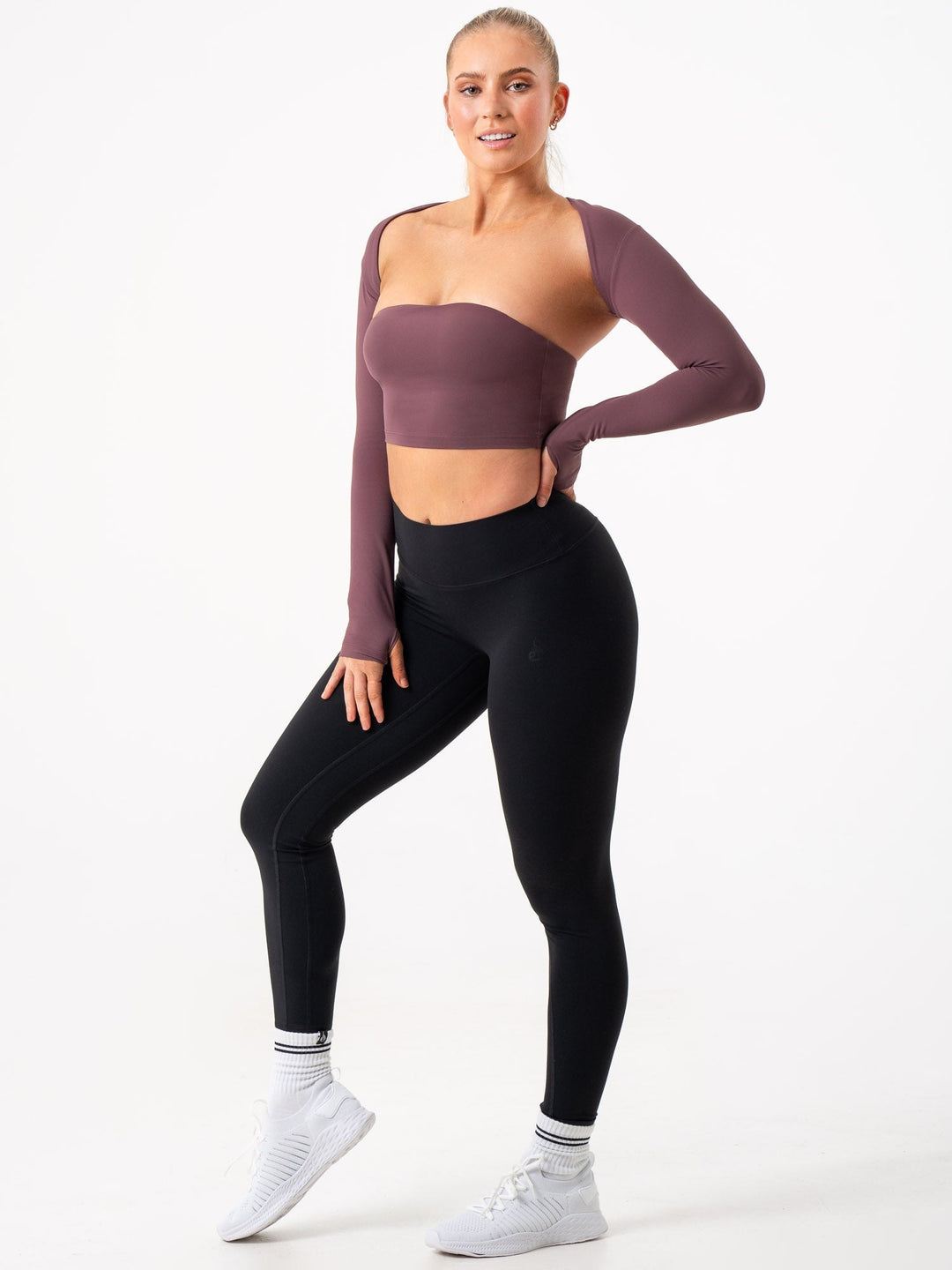 NKD Bolero - Plum Clothing Ryderwear 