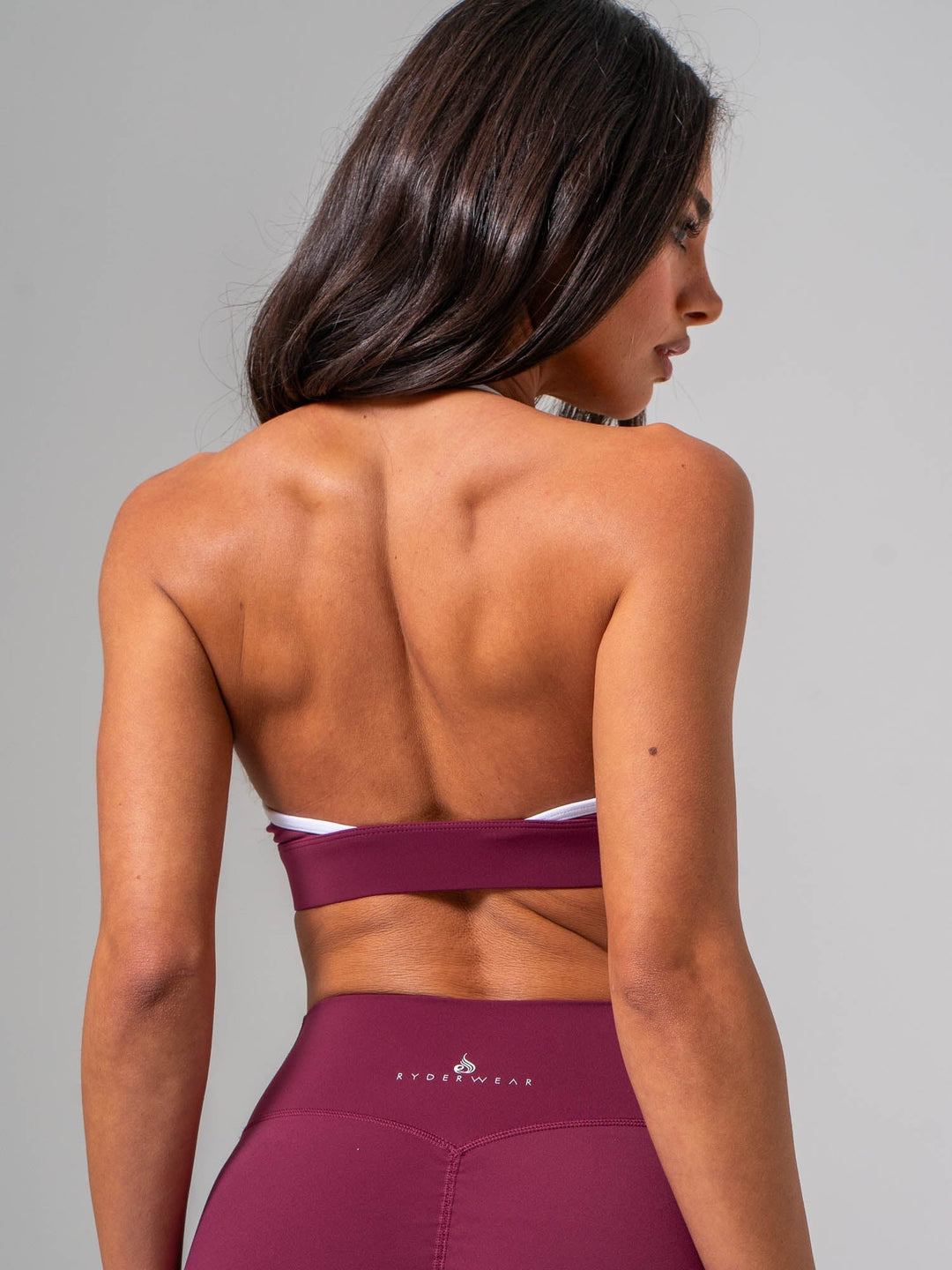 NKD Contrast Halter Bra - Cola Clothing Ryderwear 