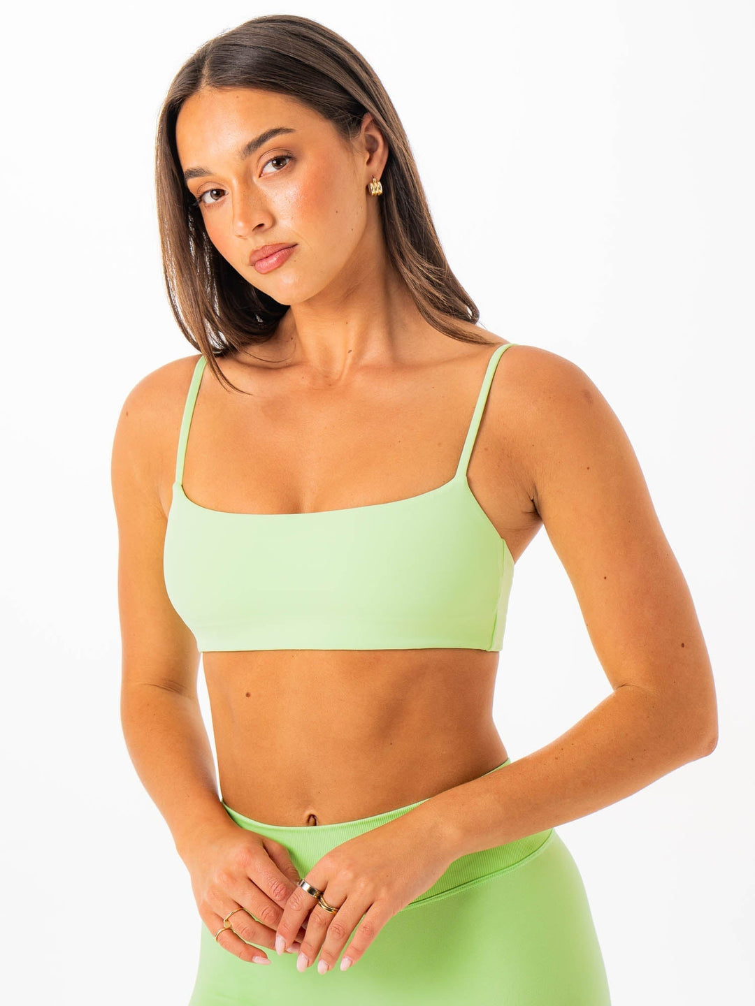 NKD Core Bra - Lime Clothing Ryderwear 