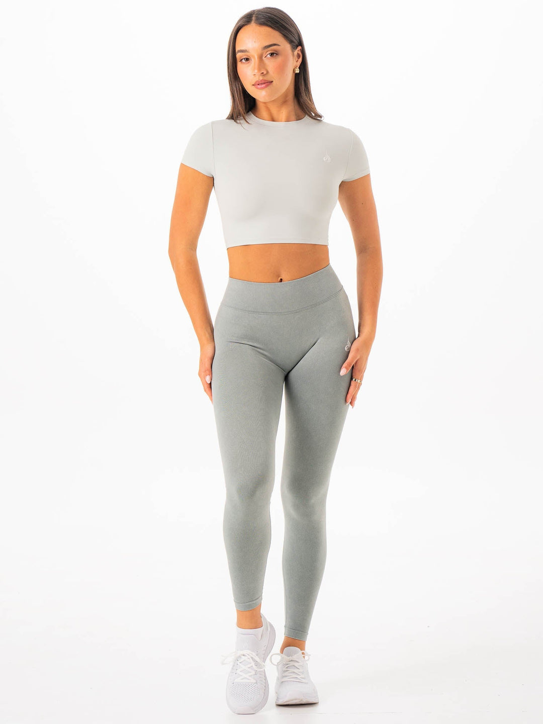 NKD Cropped Tee - Sage Clothing Ryderwear 