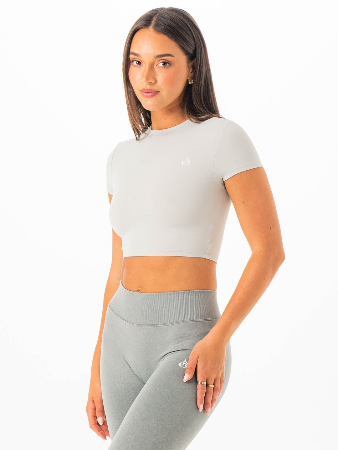 NKD Cropped Tee - Sage Clothing Ryderwear 
