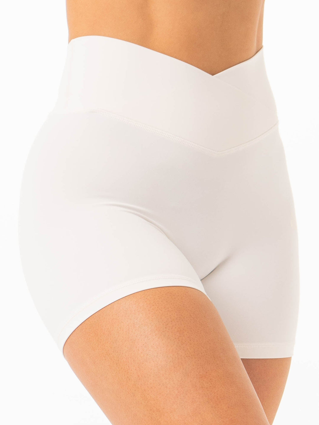 NKD Cross Waist Band Shorts - Vanilla Clothing Ryderwear 