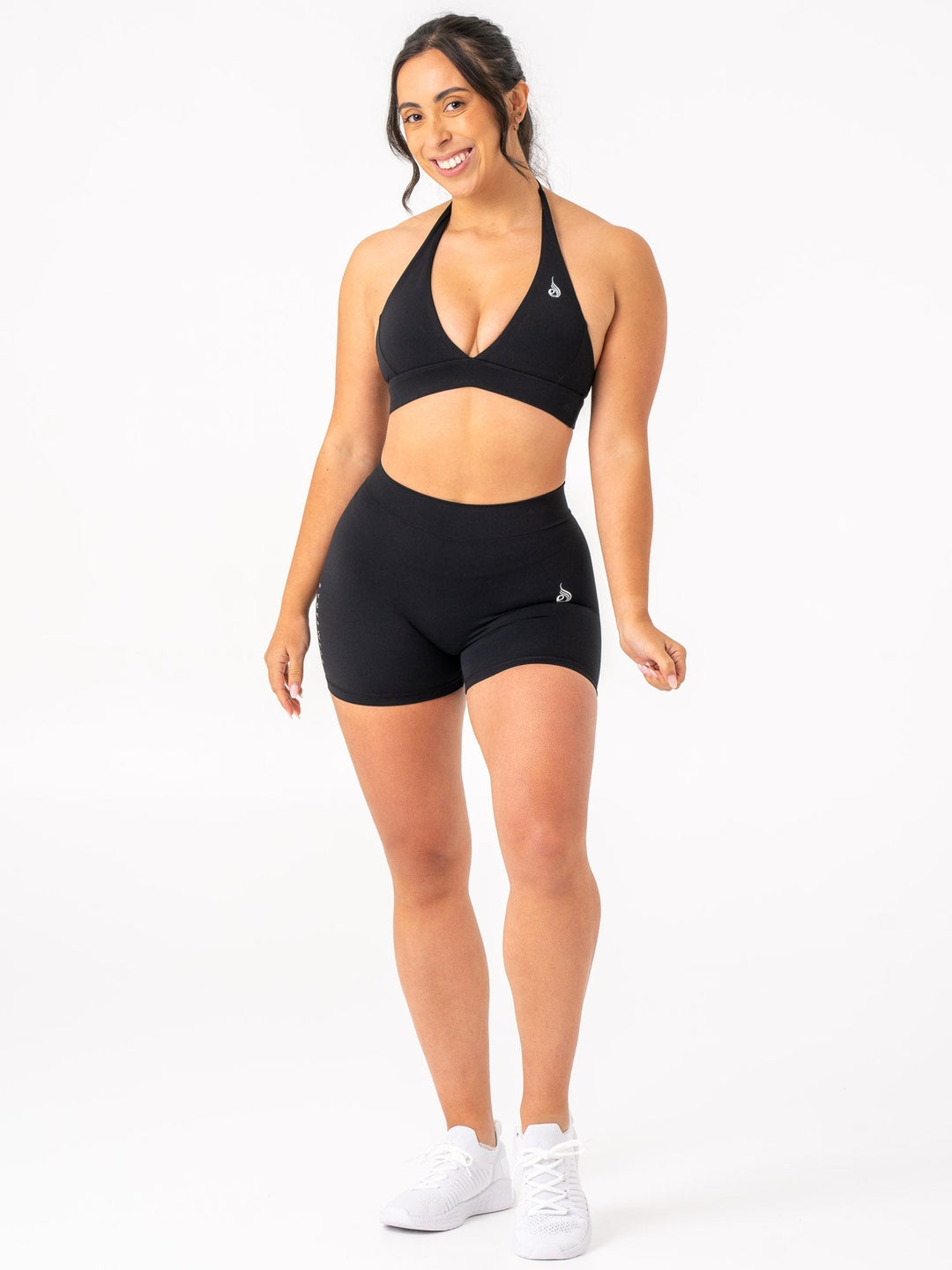 NKD Halter Bra - Black Clothing Ryderwear 